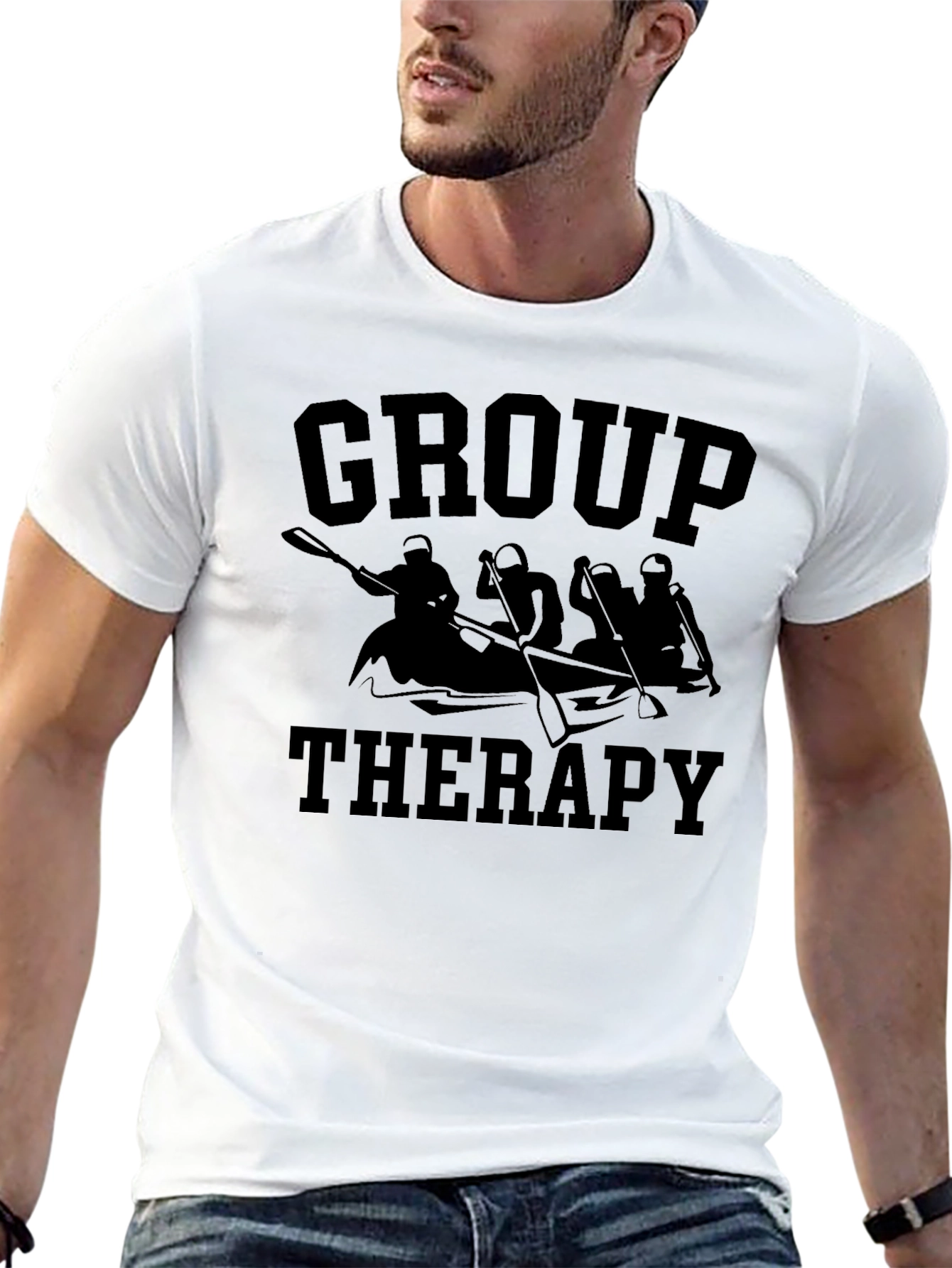 Group Therapy Rowing Graphic T-Shirt