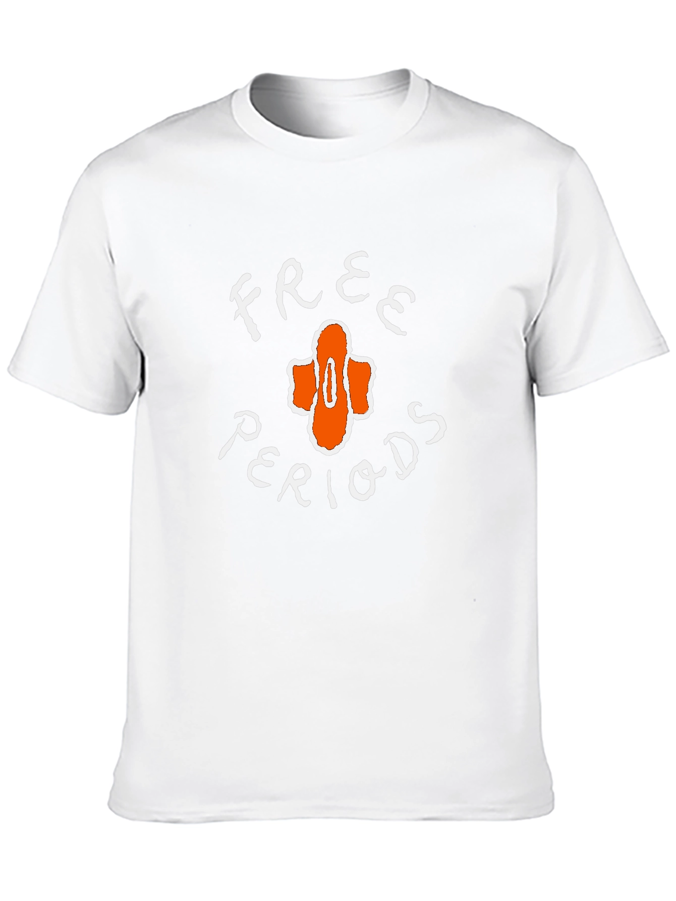 Free Periods Black T-Shirt Mens Fashion