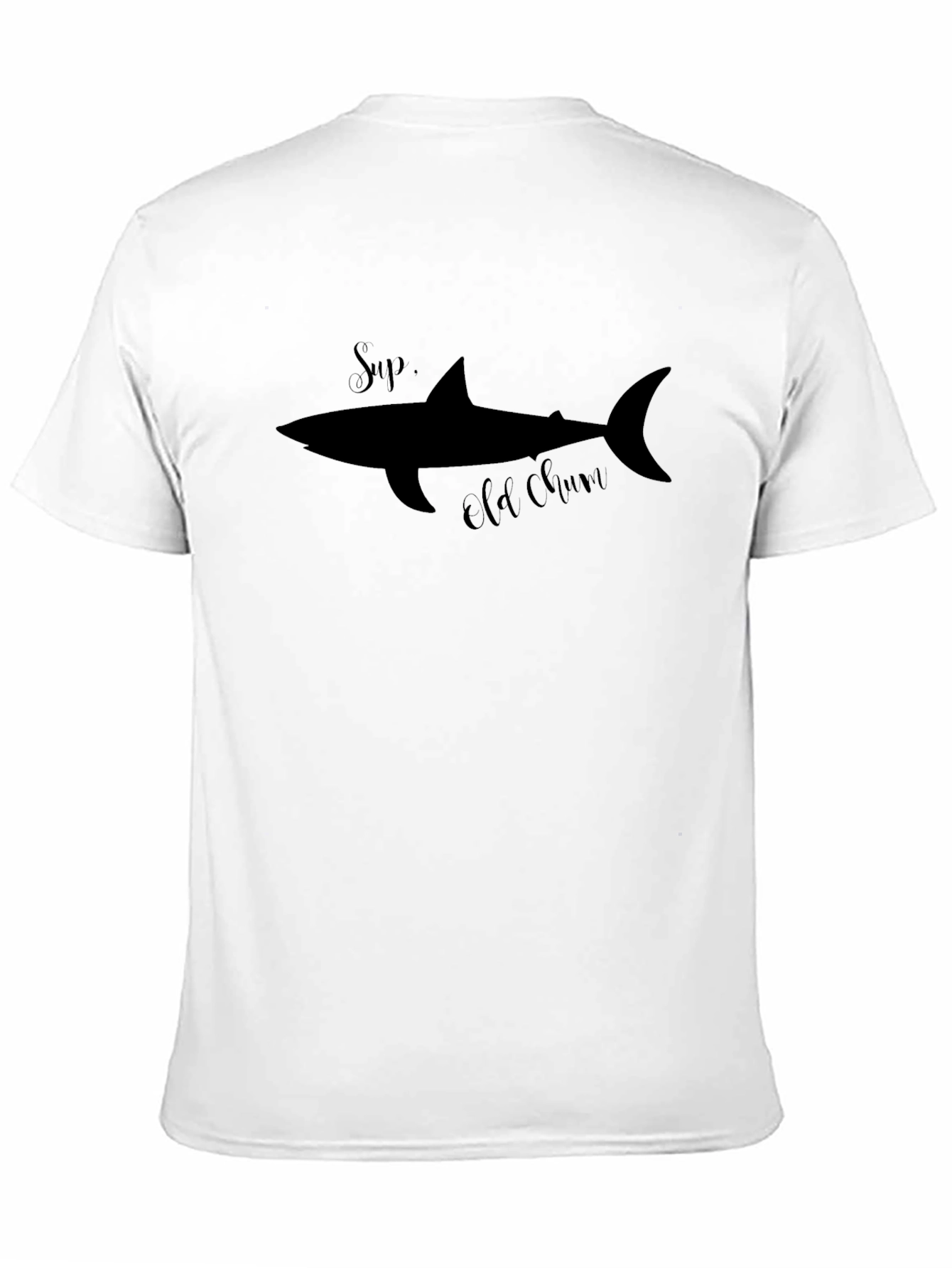 Sup Old Chum Shark Graphic Tee - Black