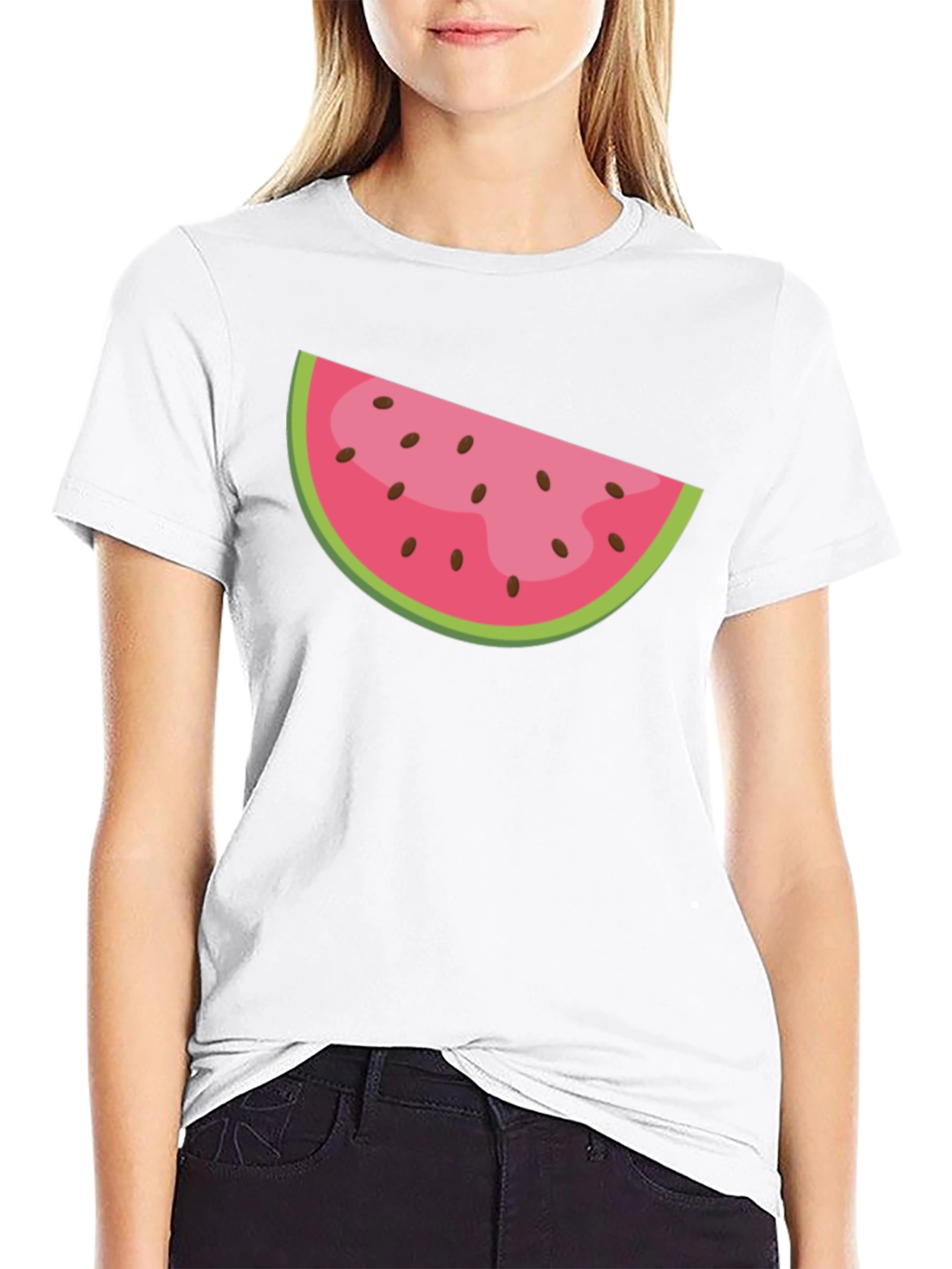 Watermelon Slice Graphic Tee - Summer Fun T-Shirt