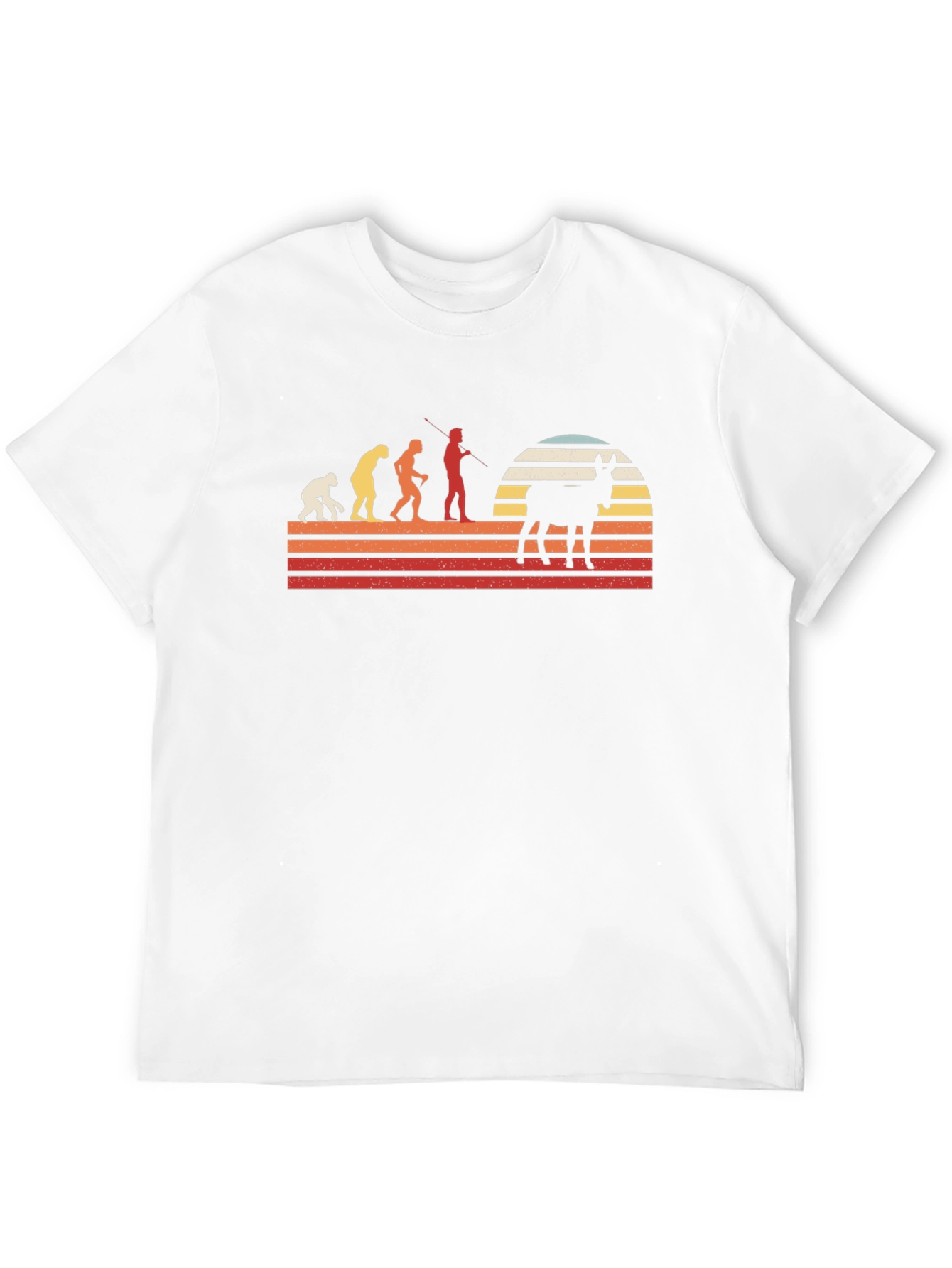 Donkey Evolution Graphic Tee - Retro Style