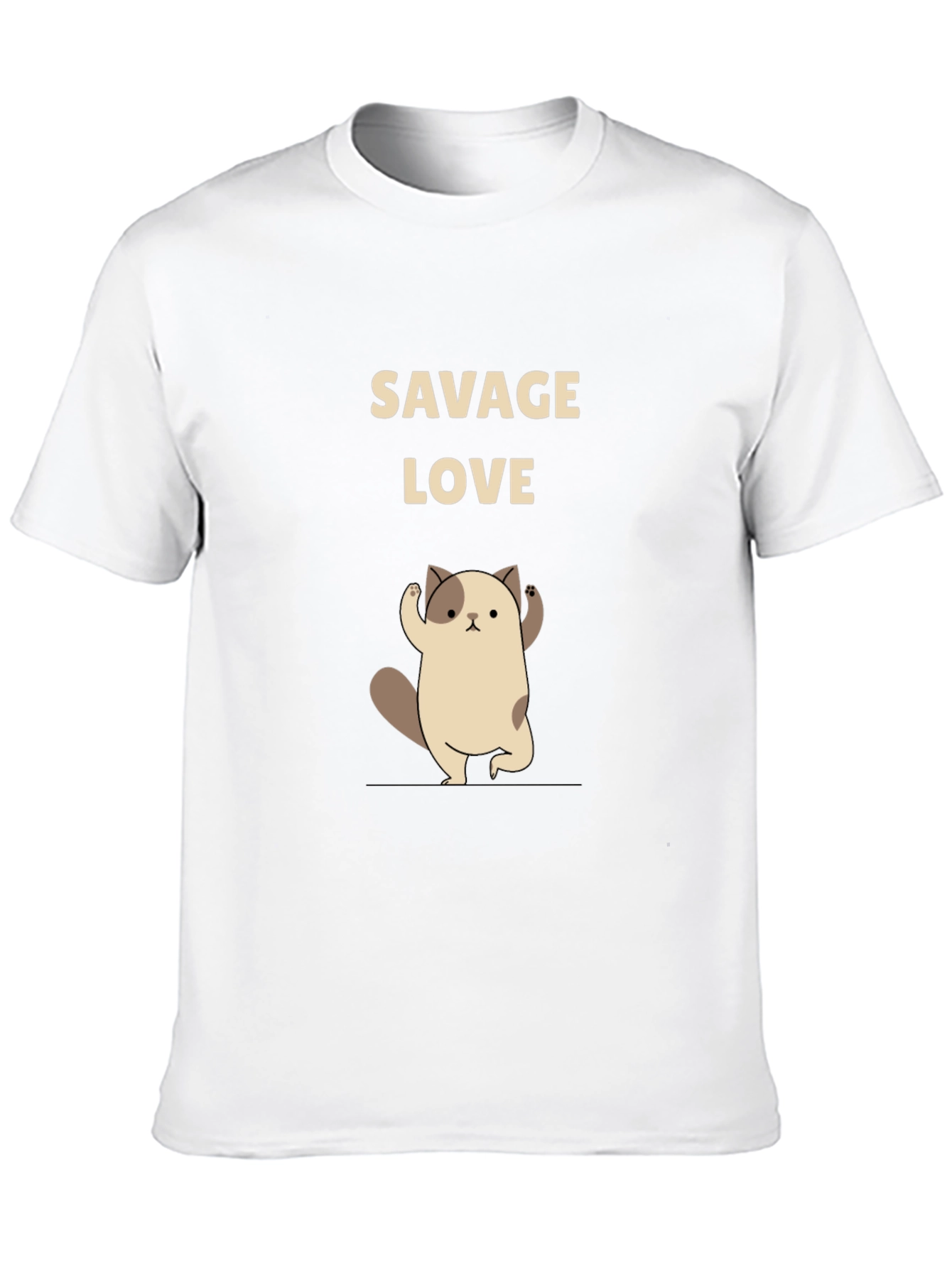 Savage Love Cat T-Shirt - Cute Graphic Tee