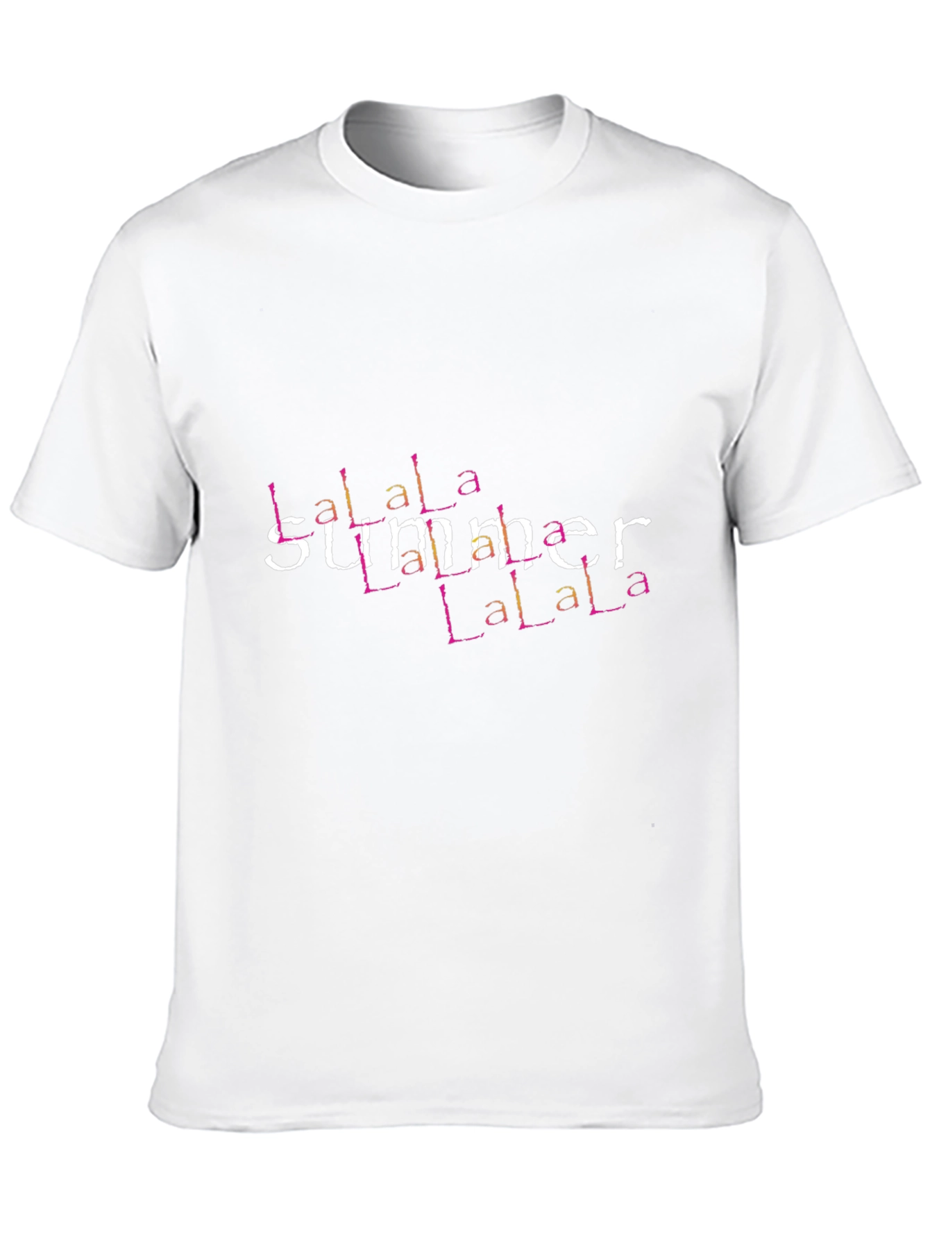 La La La Summer T-Shirt - Black