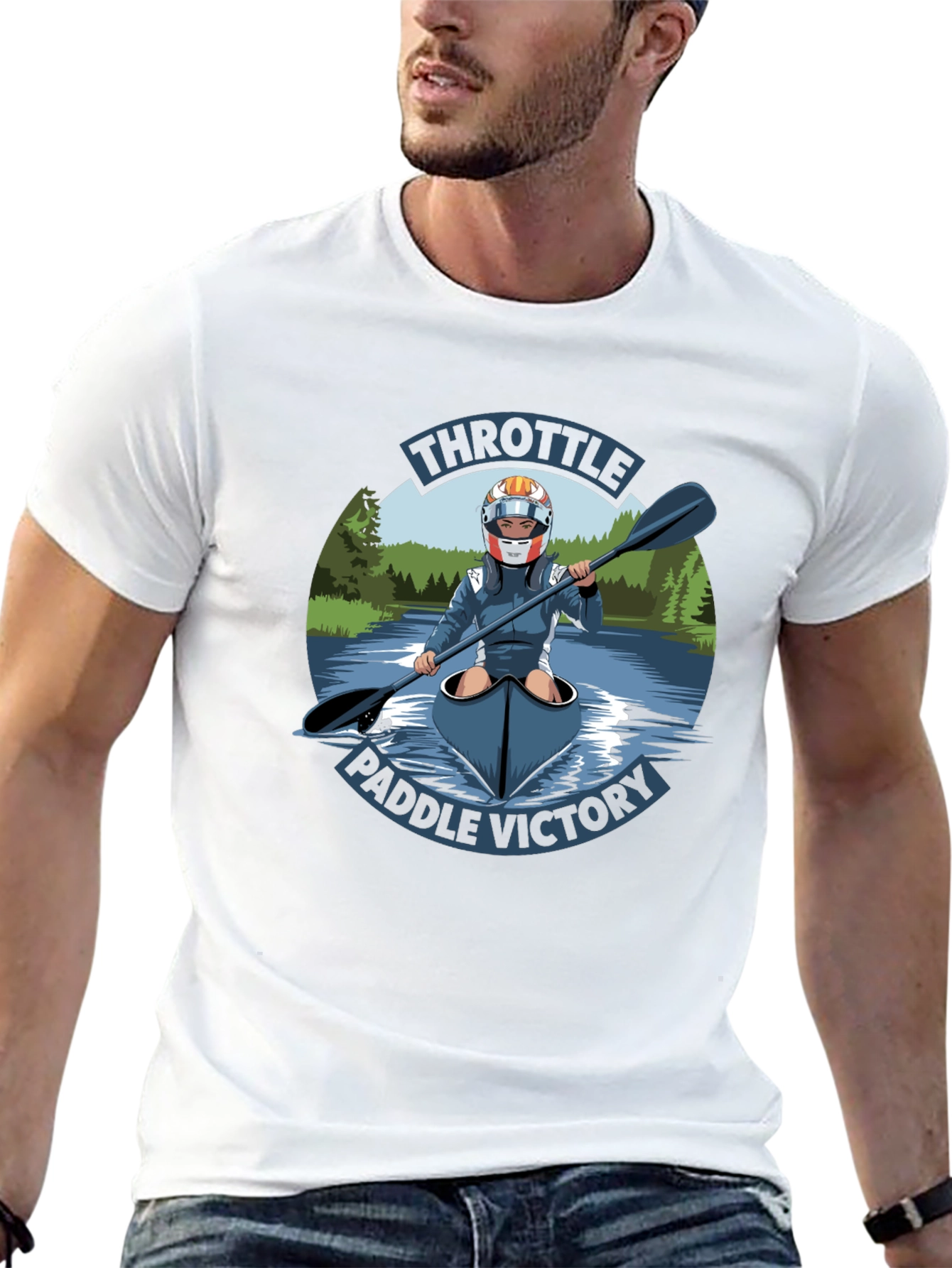 Throttle Paddle Victory Graphic T-Shirt