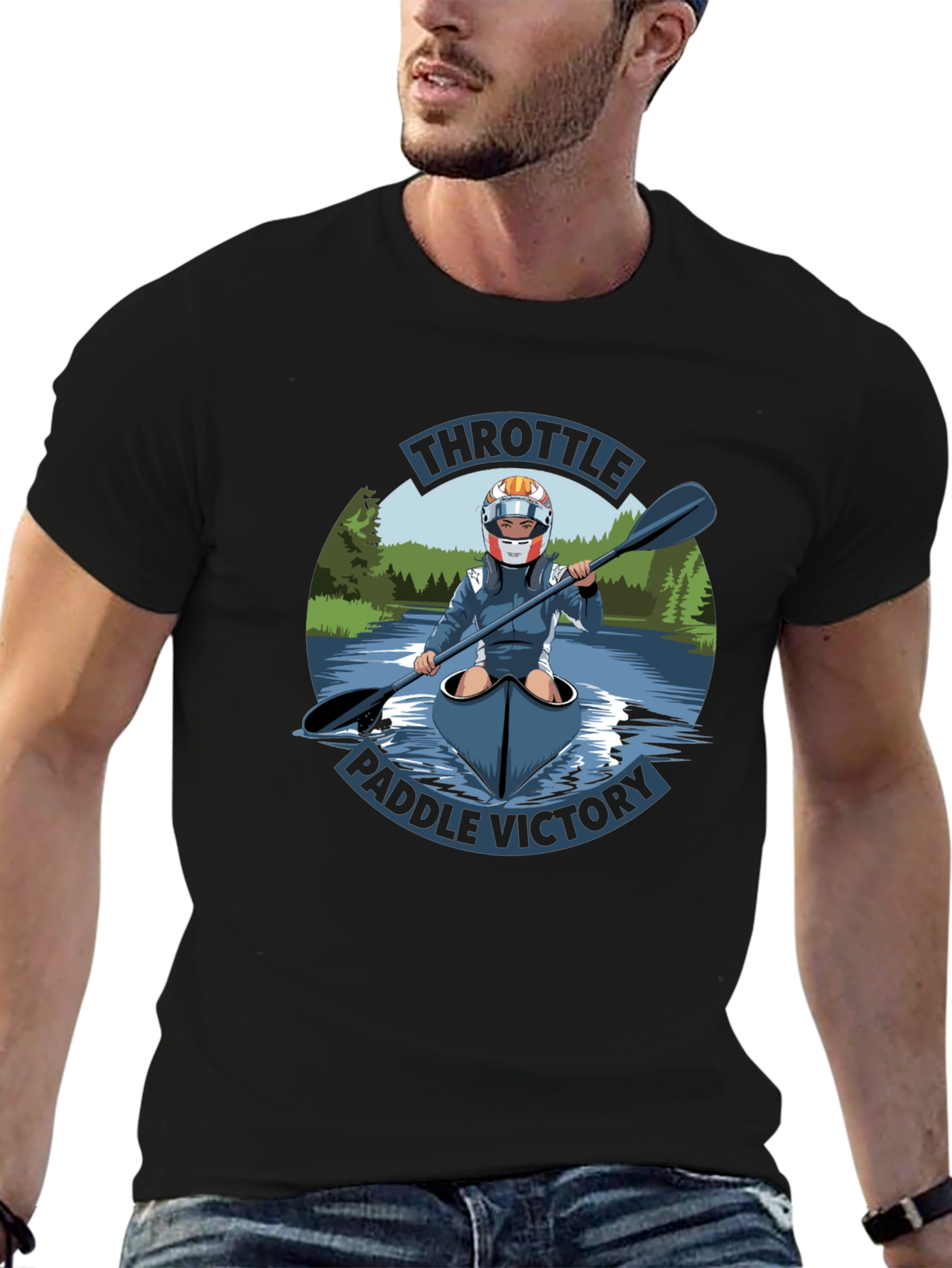 Throttle Paddle Victory Graphic T-Shirt