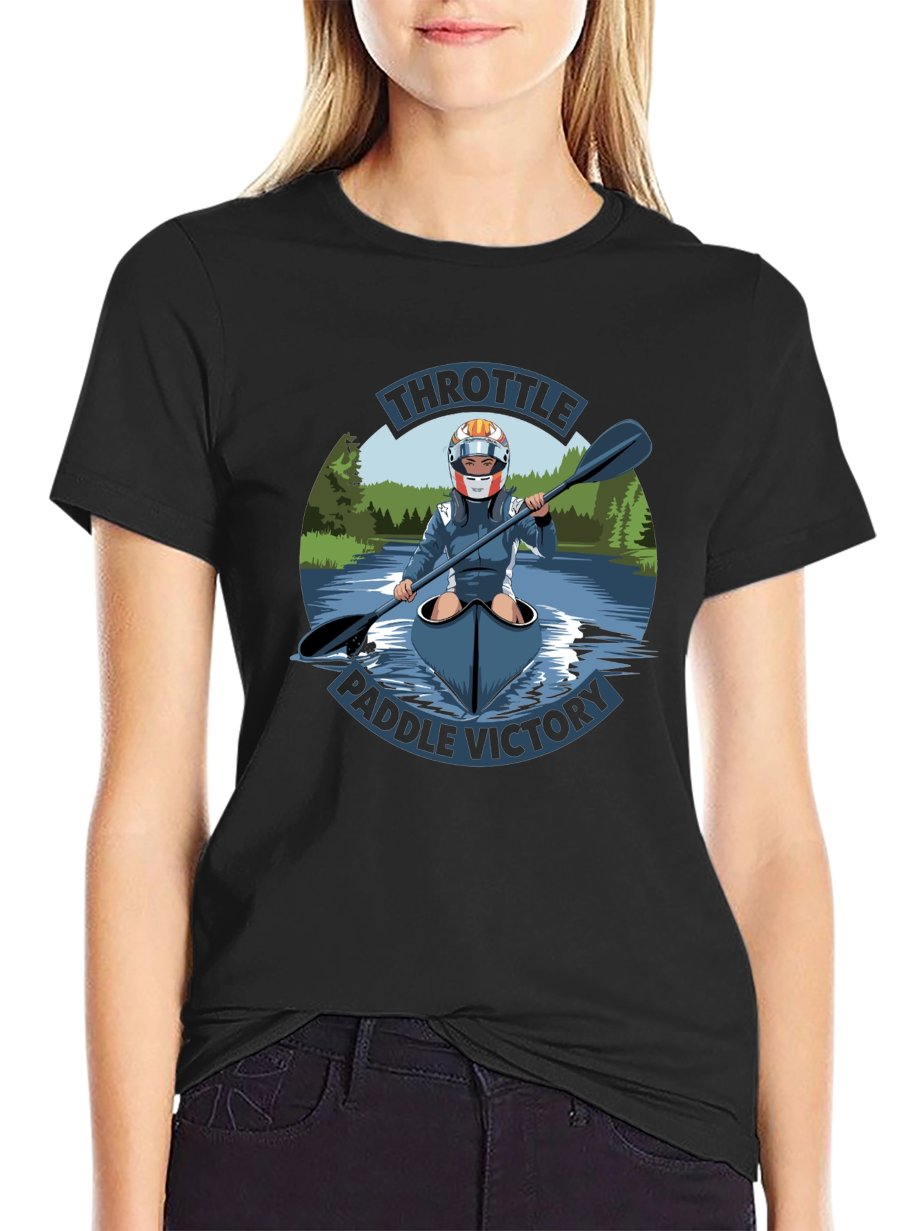 Throttle Paddle Victory Graphic T-Shirt