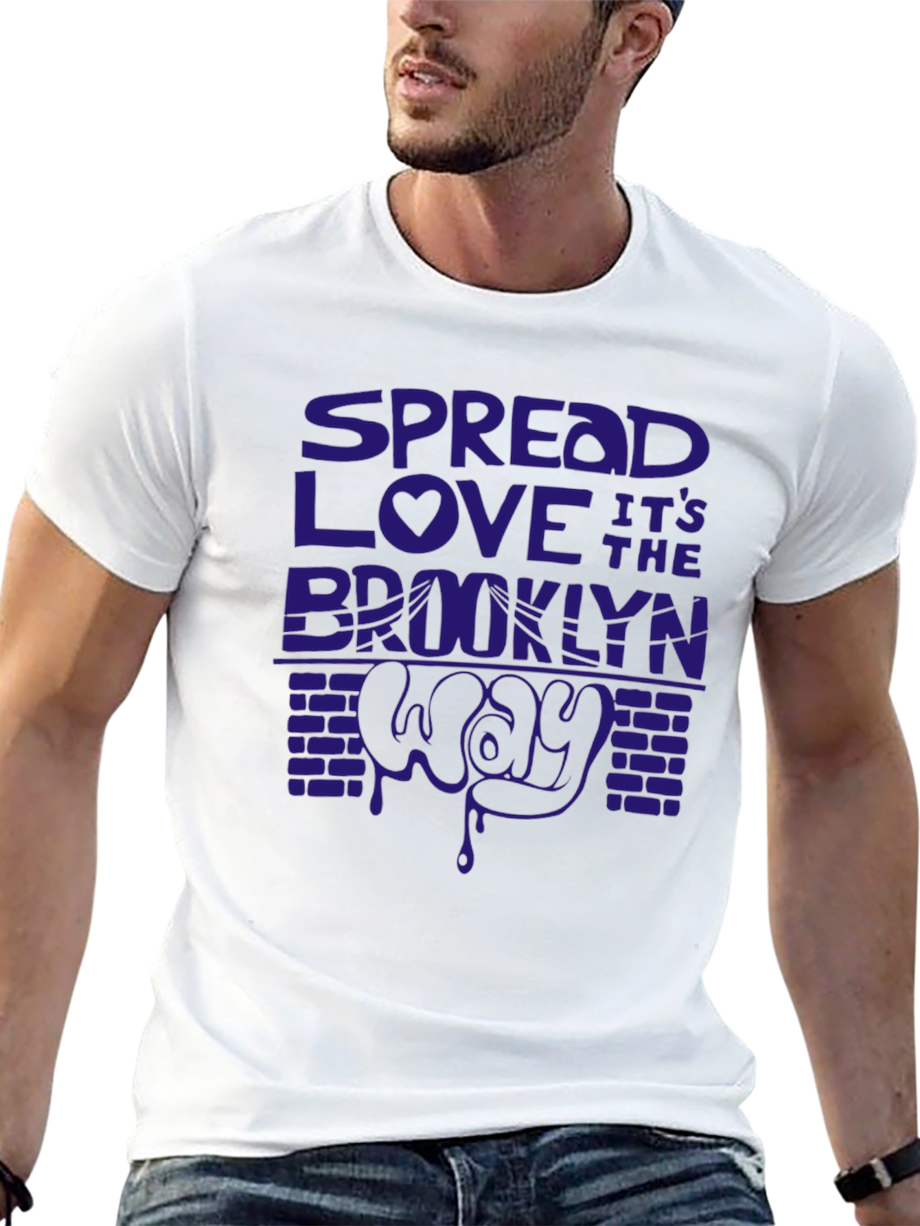 Spread Love Brooklyn Way Graphic T-Shirt