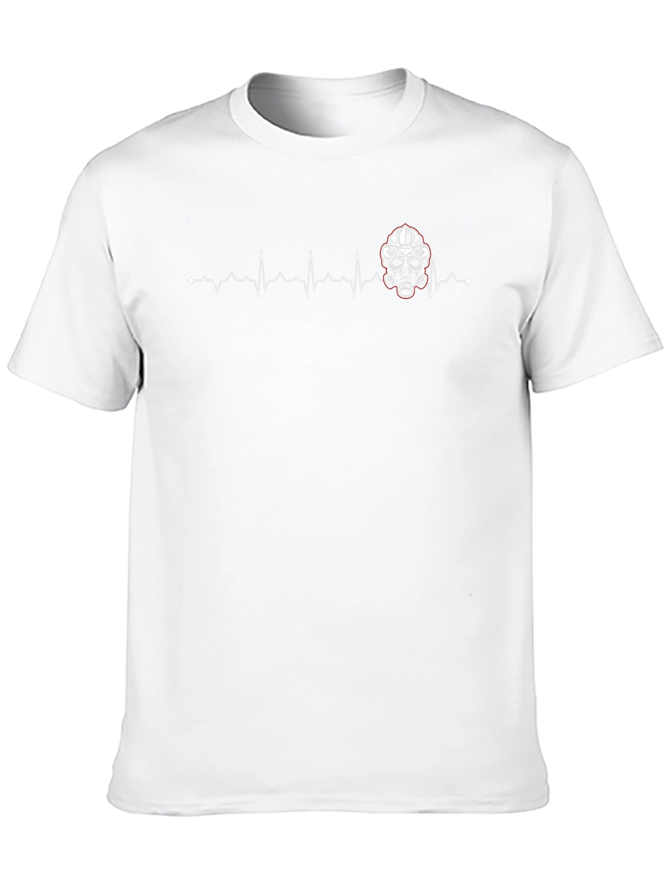 Firefighter Heartbeat Graphic Tee