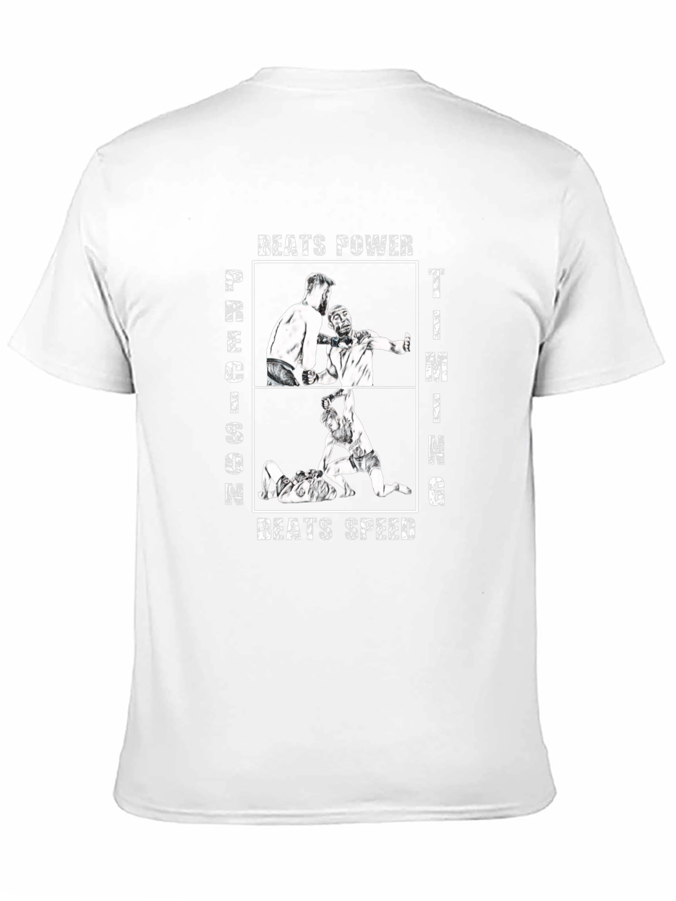 Precision Timing Beats Power & Speed Graphic Tee
