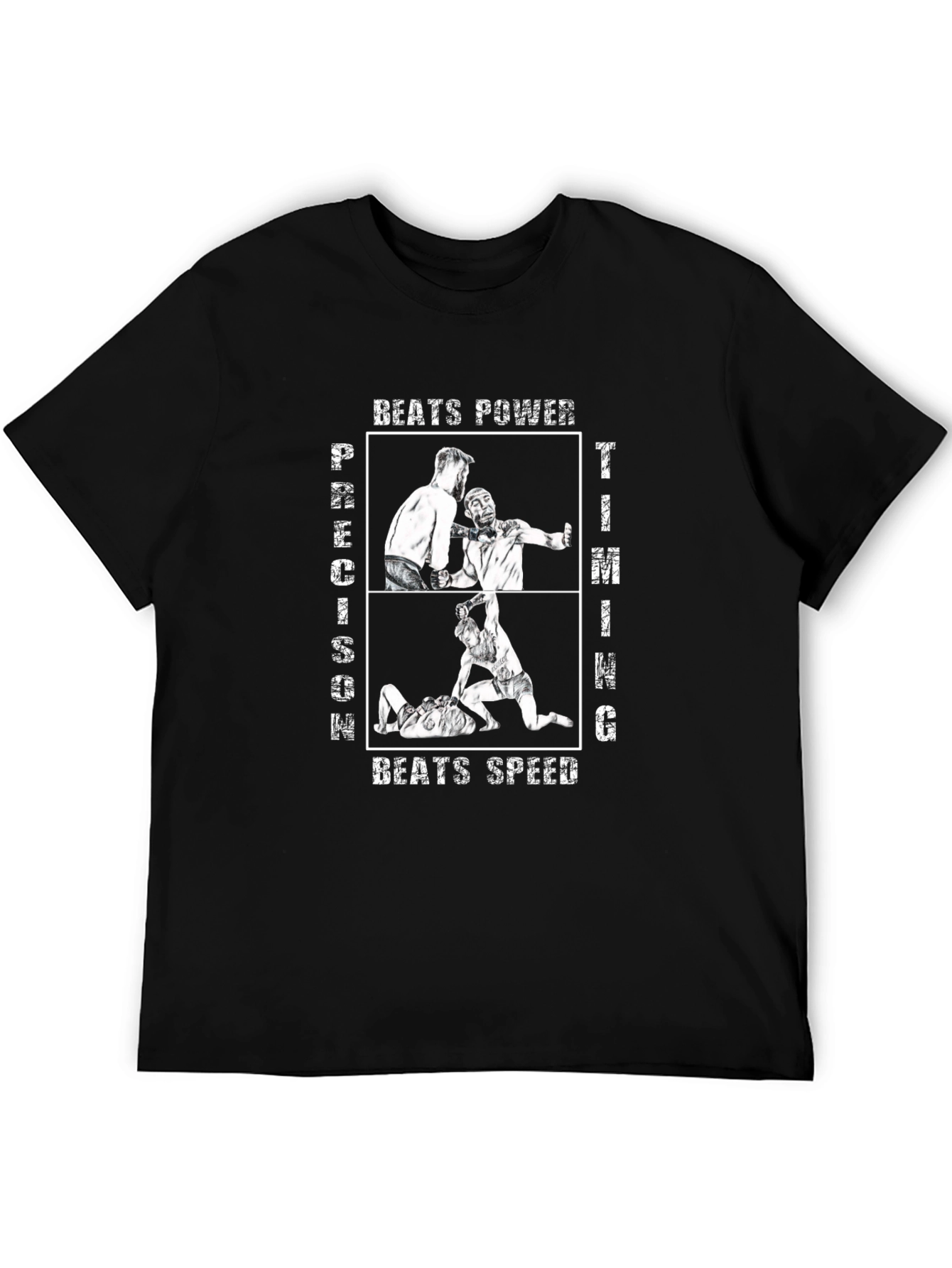 Precision Timing Beats Power & Speed Graphic Tee
