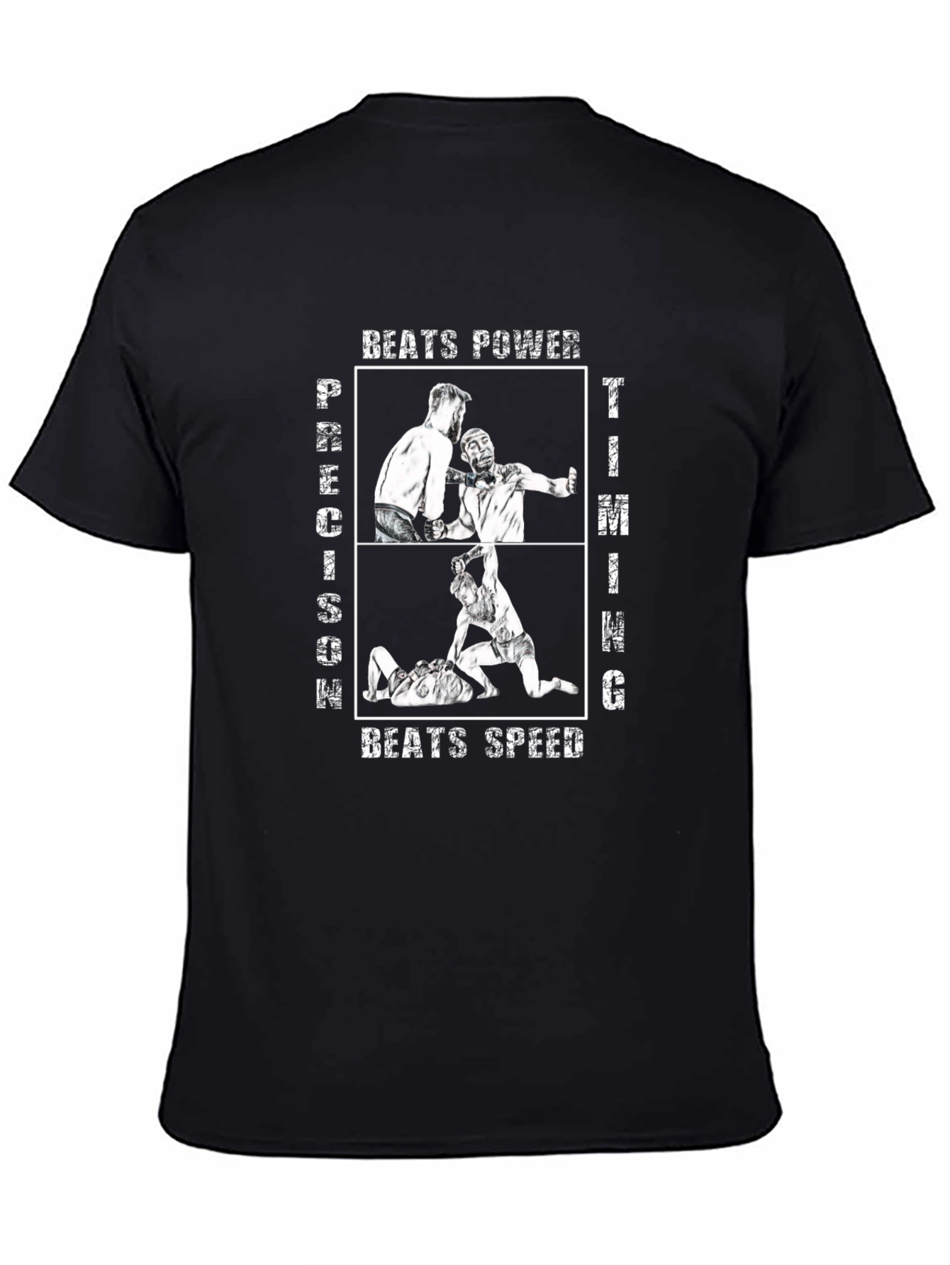 Precision Timing Beats Power & Speed Graphic Tee