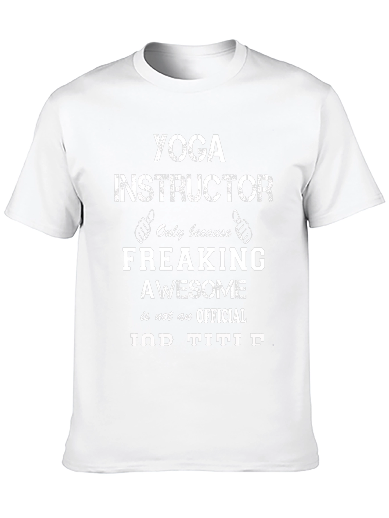 Yoga Instructor Awesome Job Title Graphic Tee