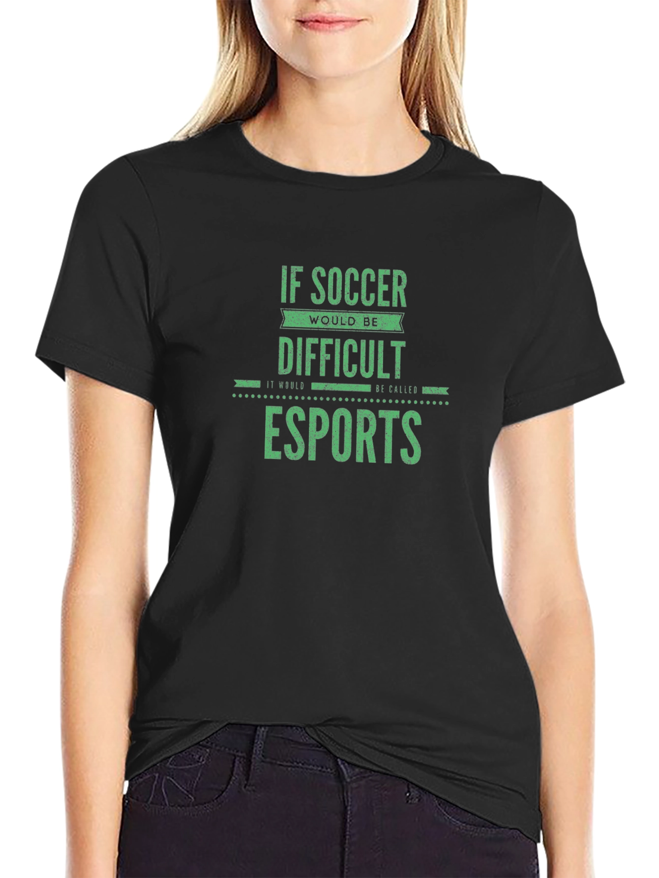 Esports Soccer T-Shirt - Difficult Gamer Tee