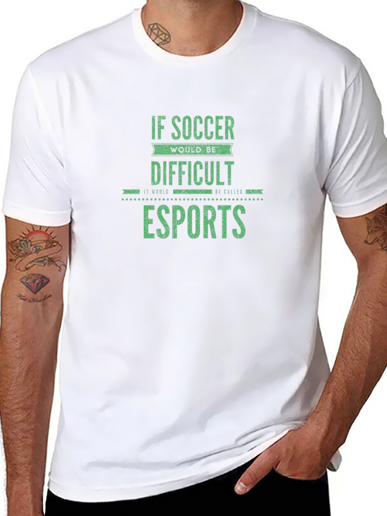 Esports Soccer T-Shirt - Difficult Gamer Tee
