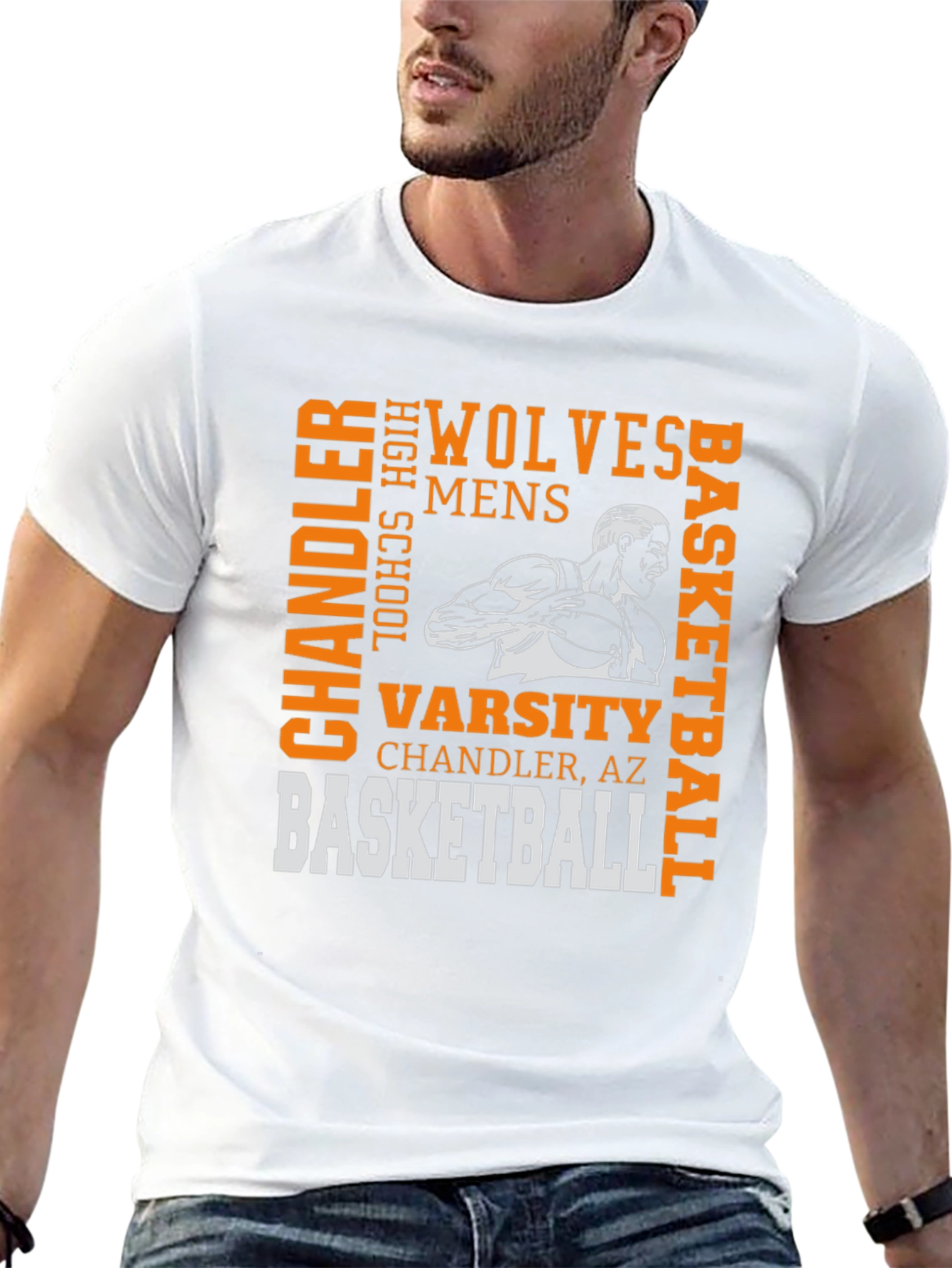 Wolves Basketball Graphic Tee