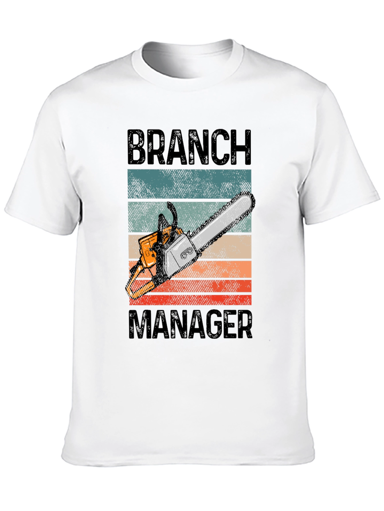 Branch Manager Chainsaw Graphic T-Shirt