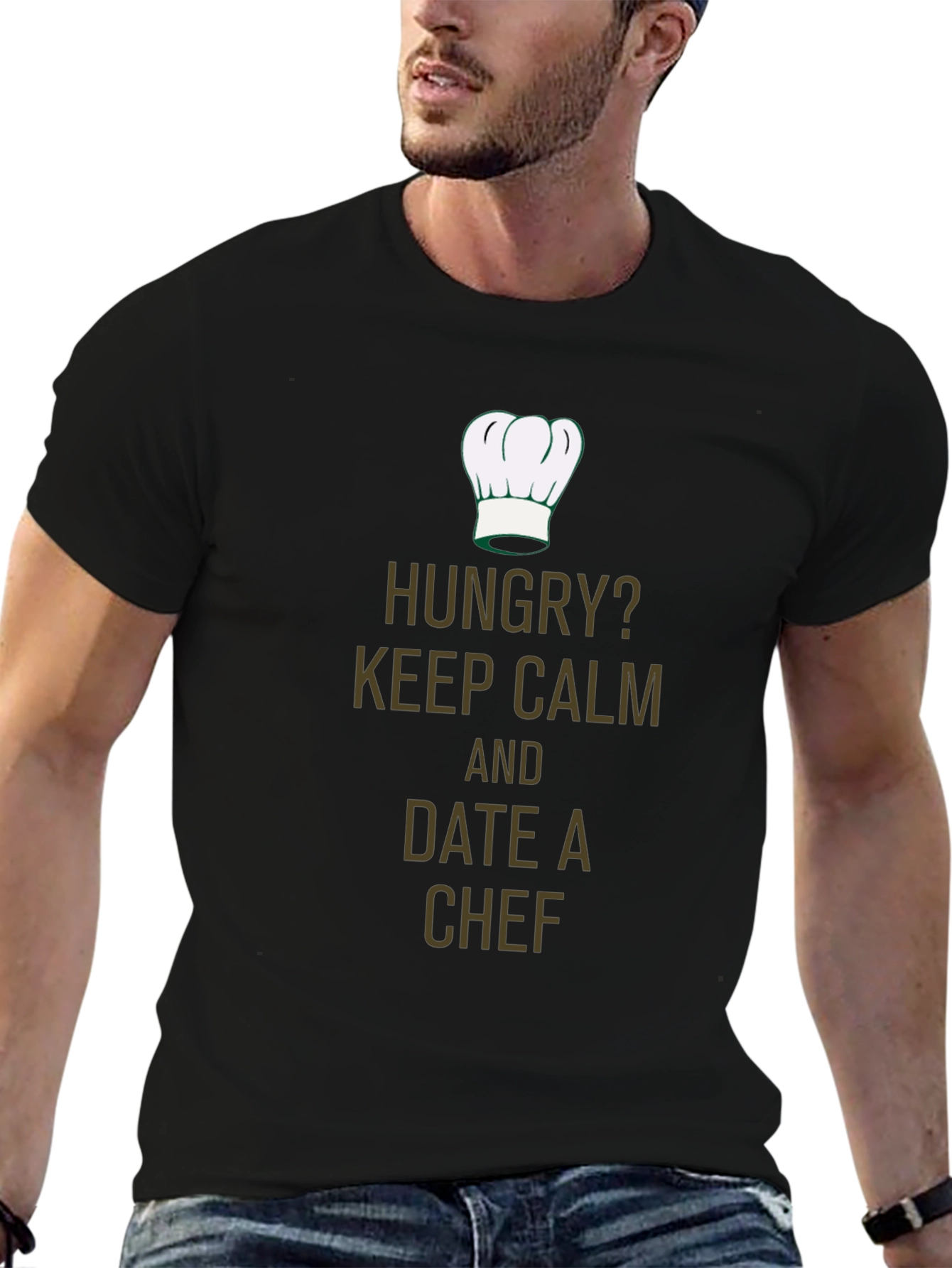 Hungry? Date A Chef T-Shirt - Funny Chef Tee