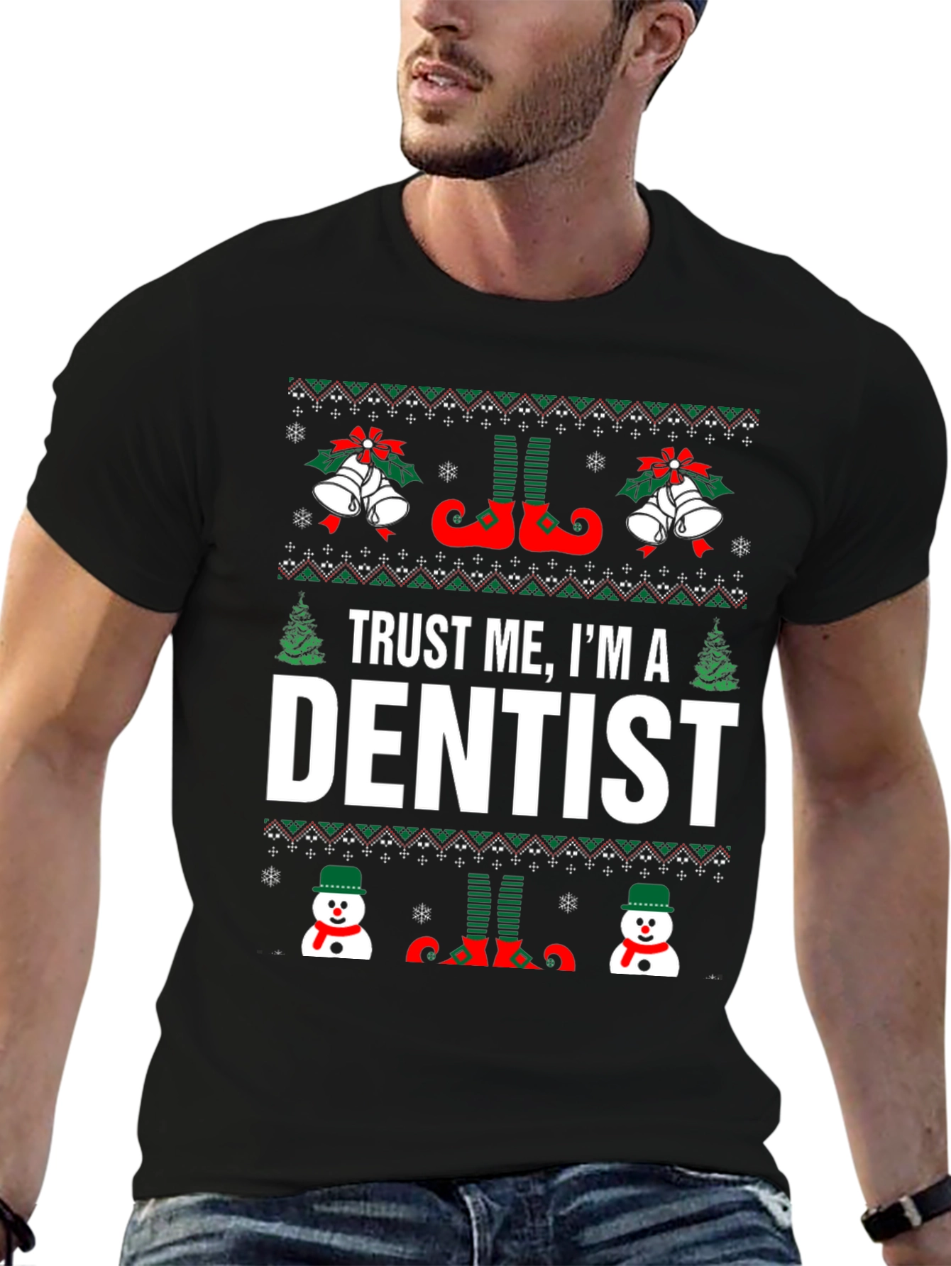 Trust Me Im a Dentist Christmas T-Shirt