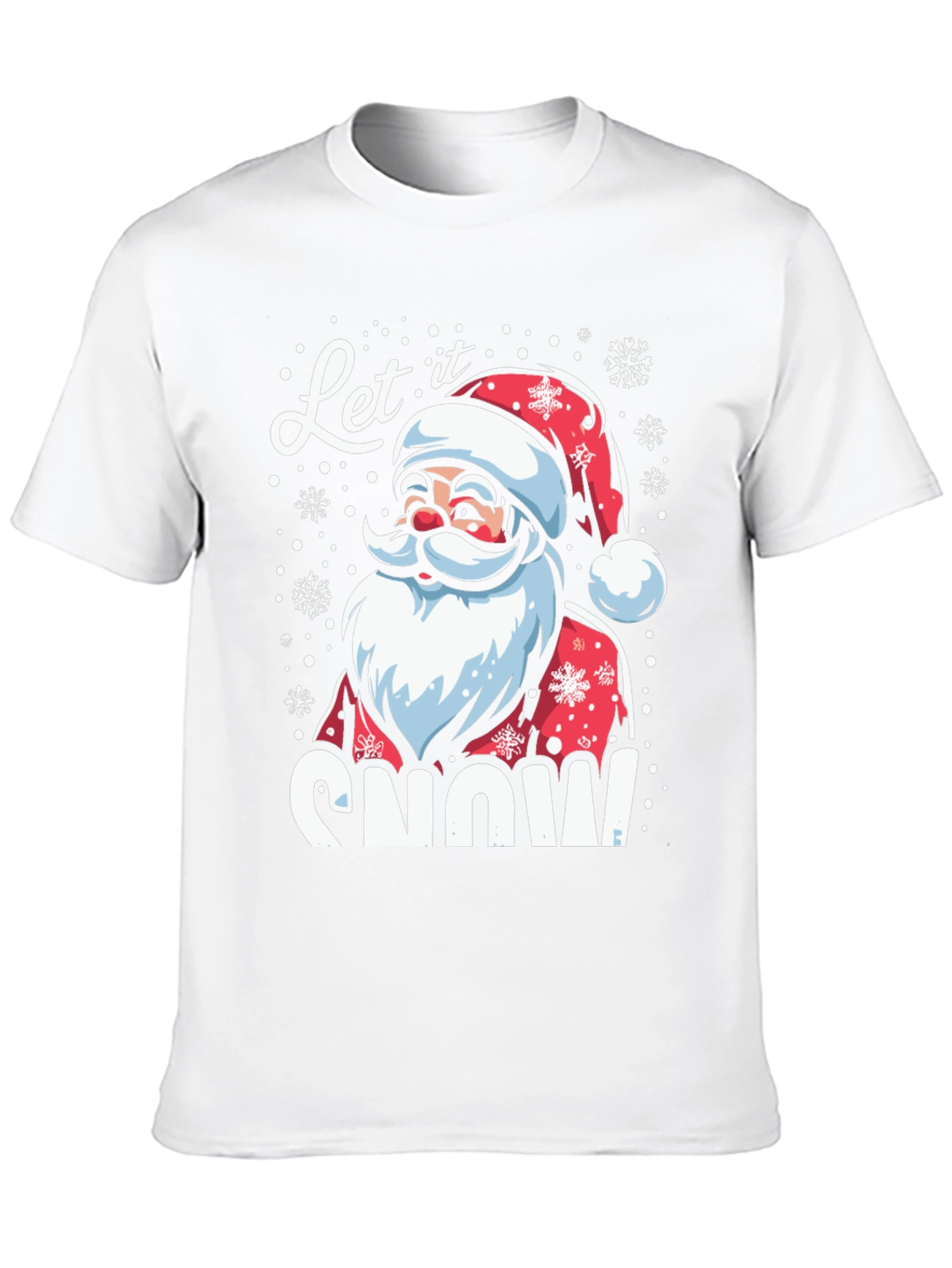 Let it Snow Santa Graphic T-Shirt