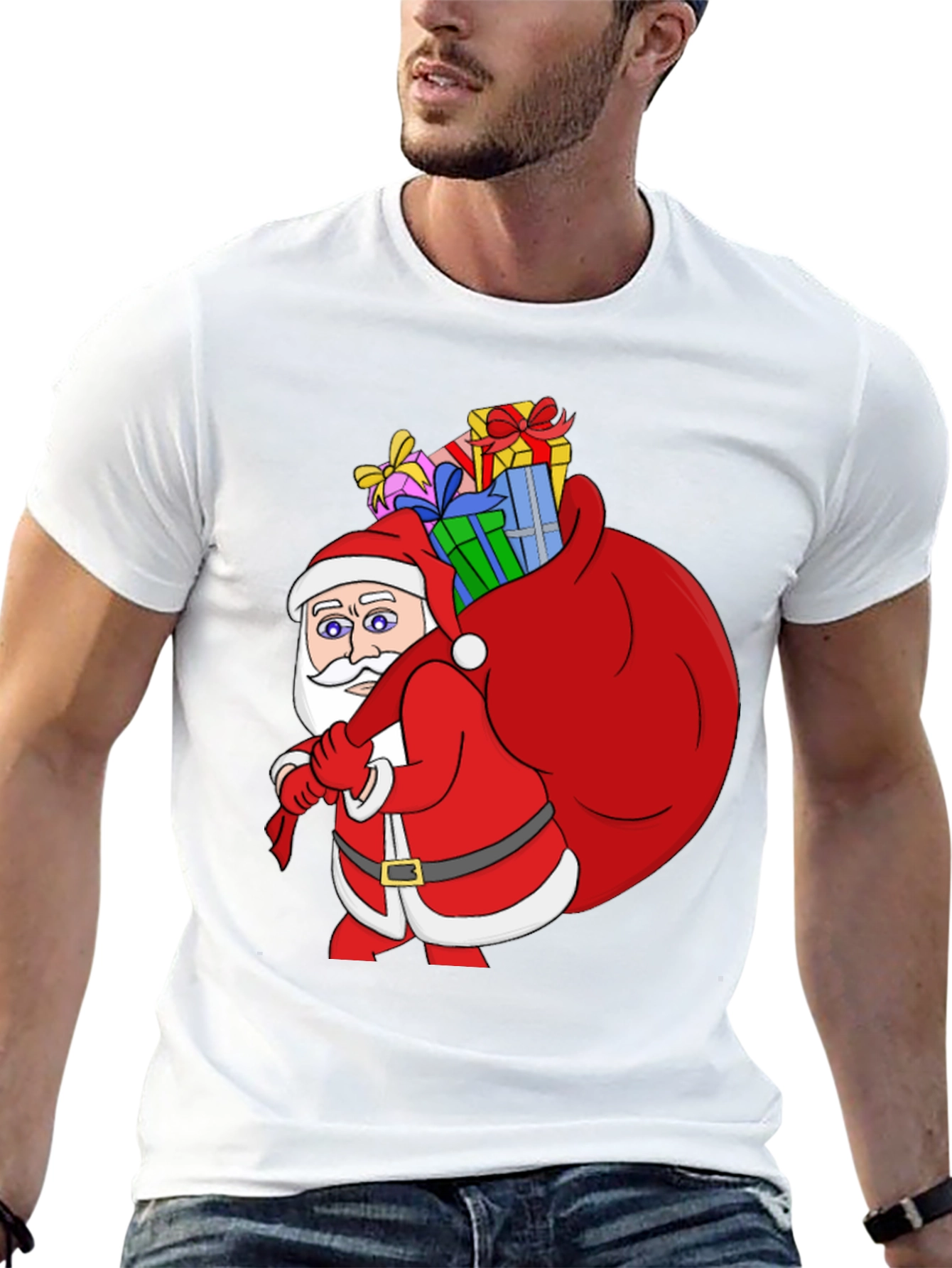 Santas Gift Sack T-Shirt - Holiday Cheer
