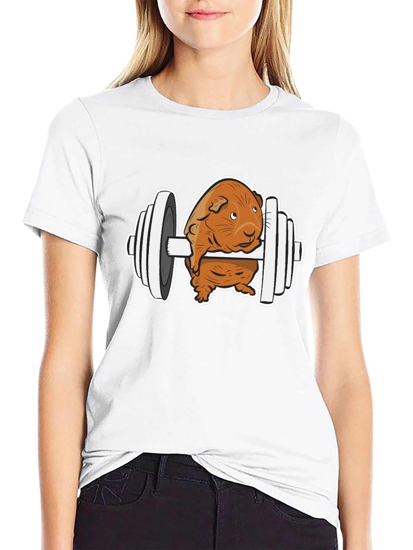Guinea Pig Gym T-Shirt - Funny Workout Tee