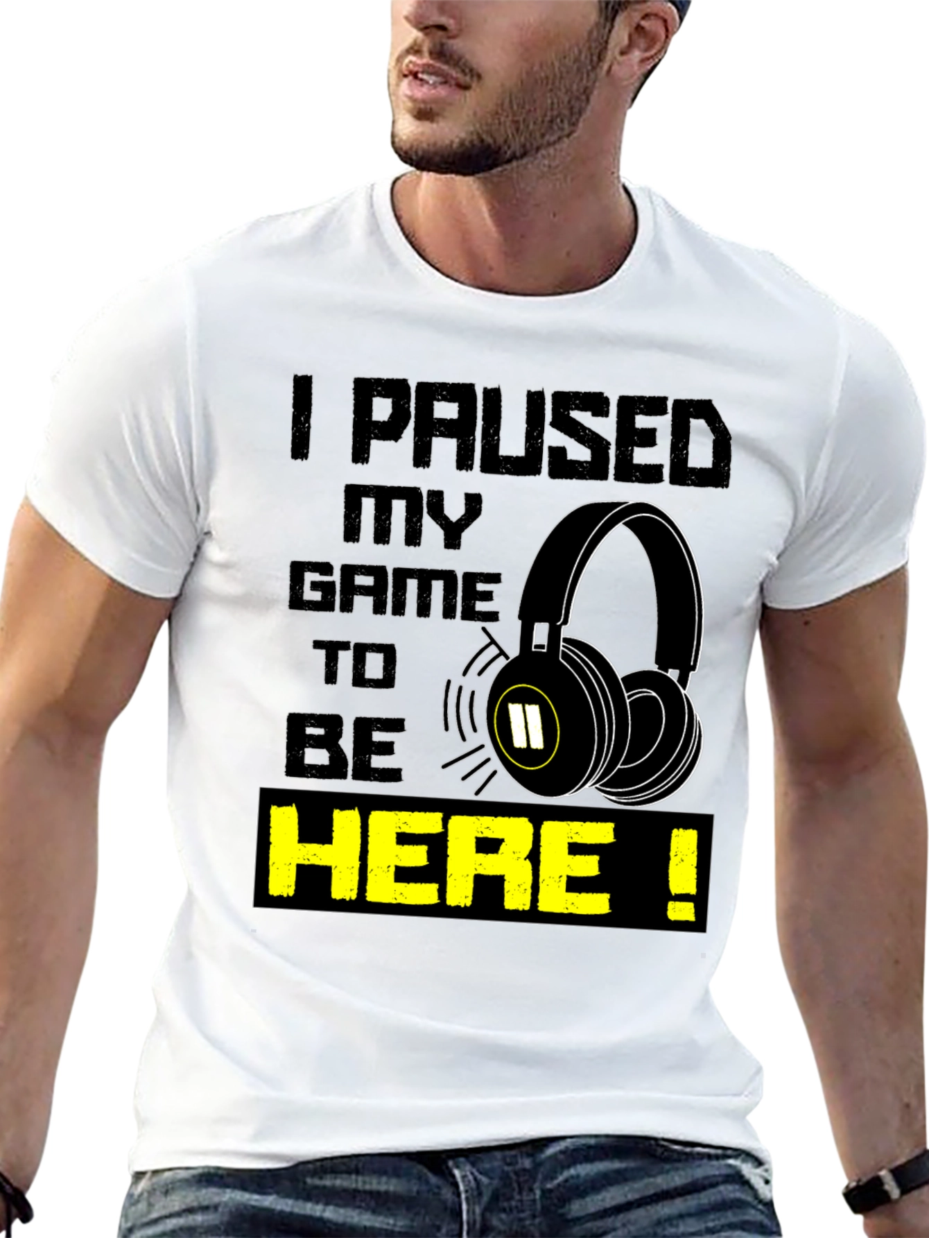 Gamer T-Shirt - I Paused My Game