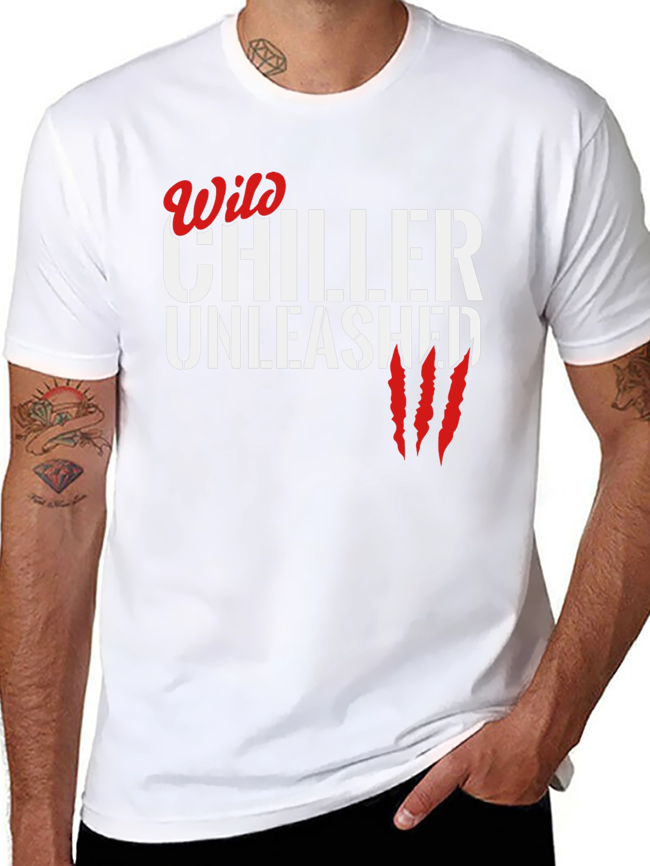 Wild Chiller Unleashed Graphic T-Shirt - Black