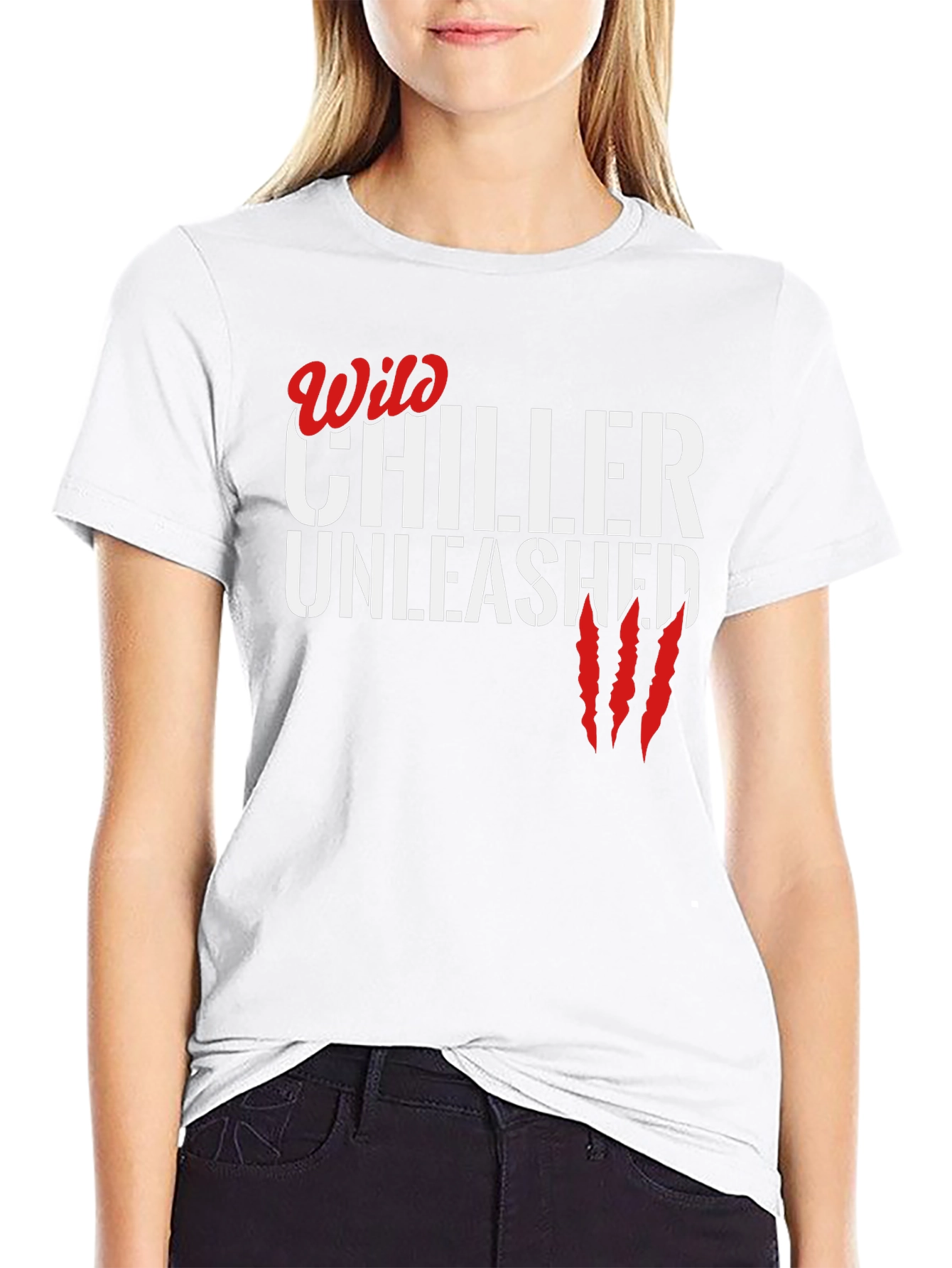 Wild Chiller Unleashed Graphic T-Shirt - Black