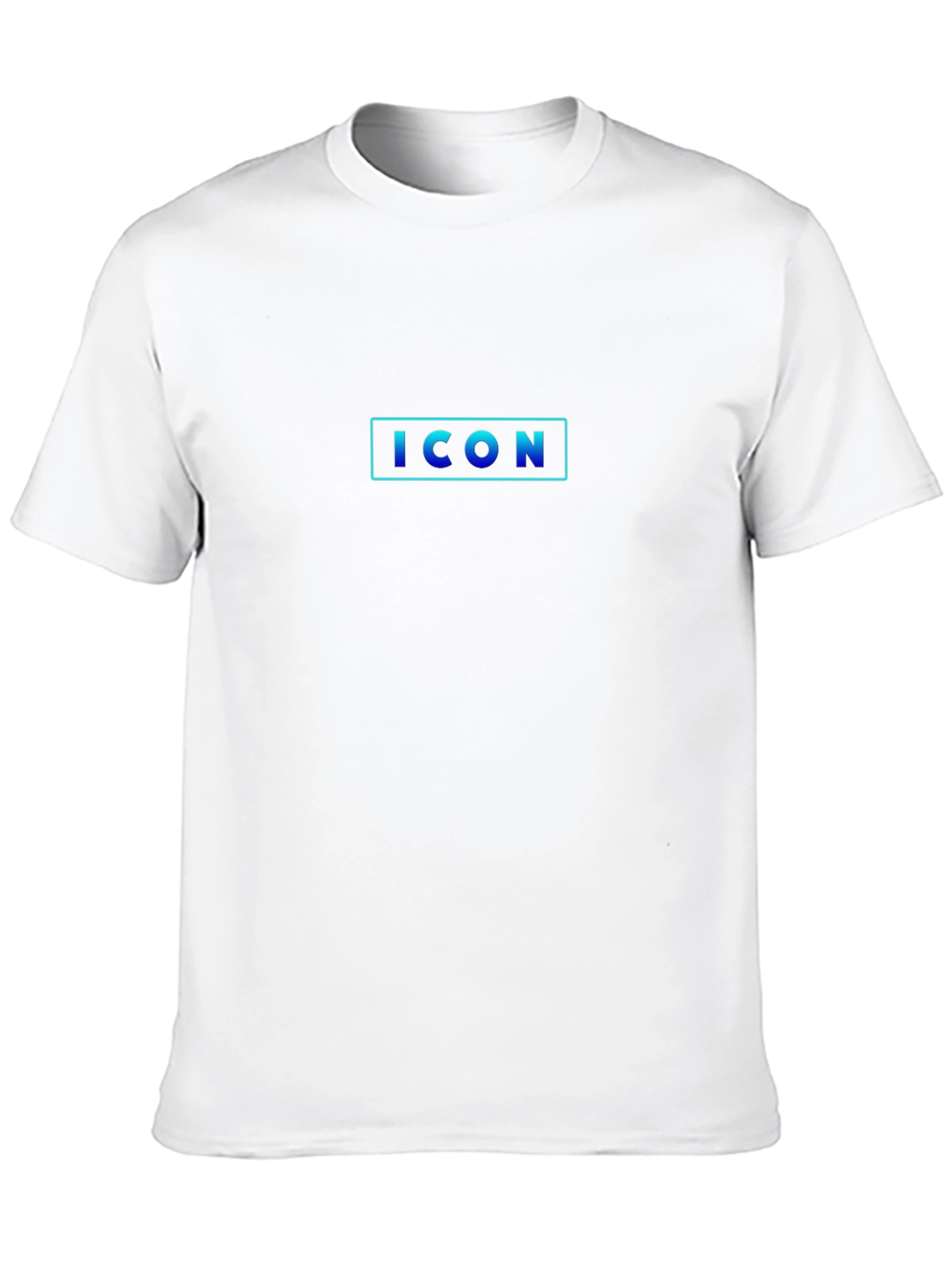 Black ICON Graphic Print T-Shirt