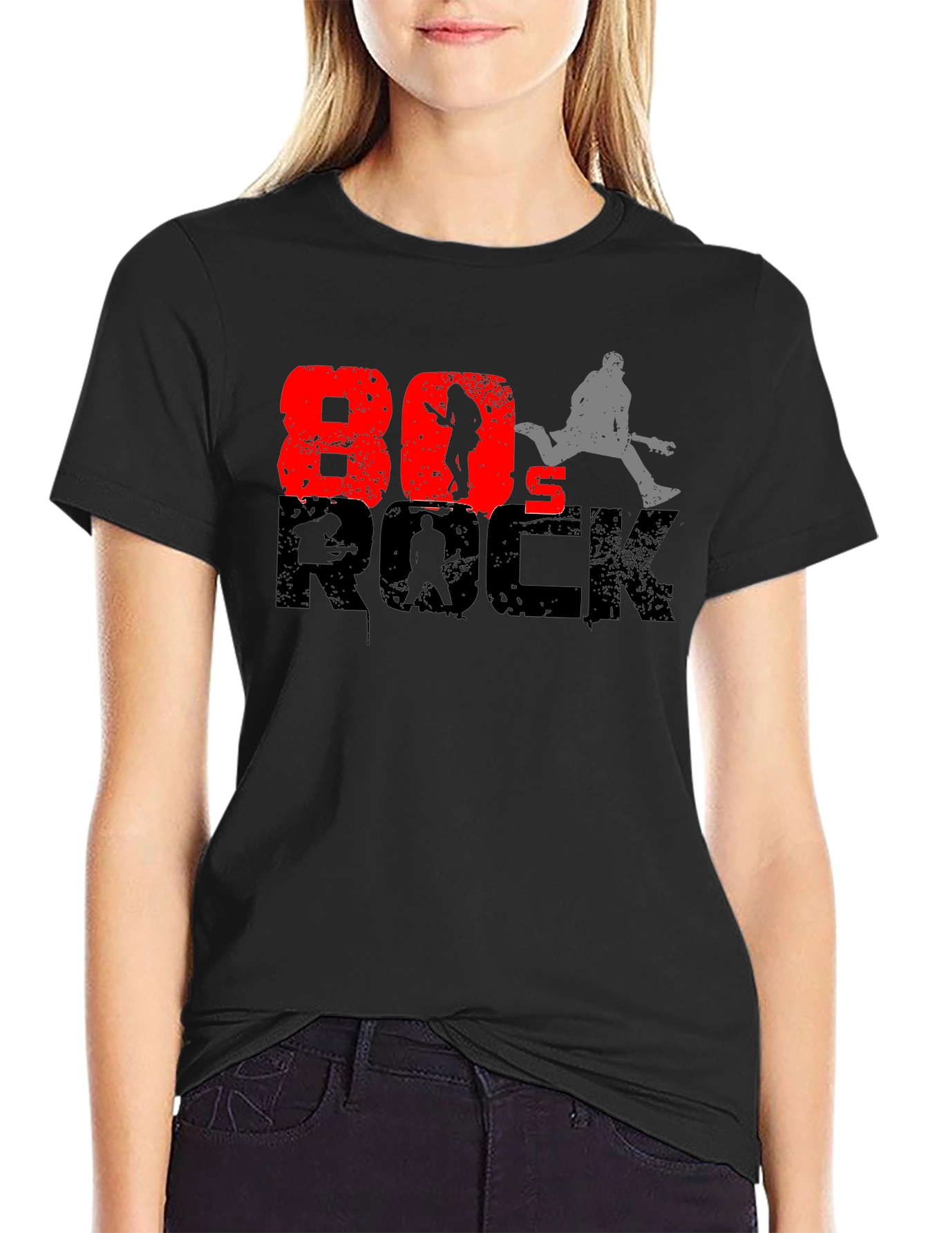 Retro 80s Rock Graphic T-Shirt