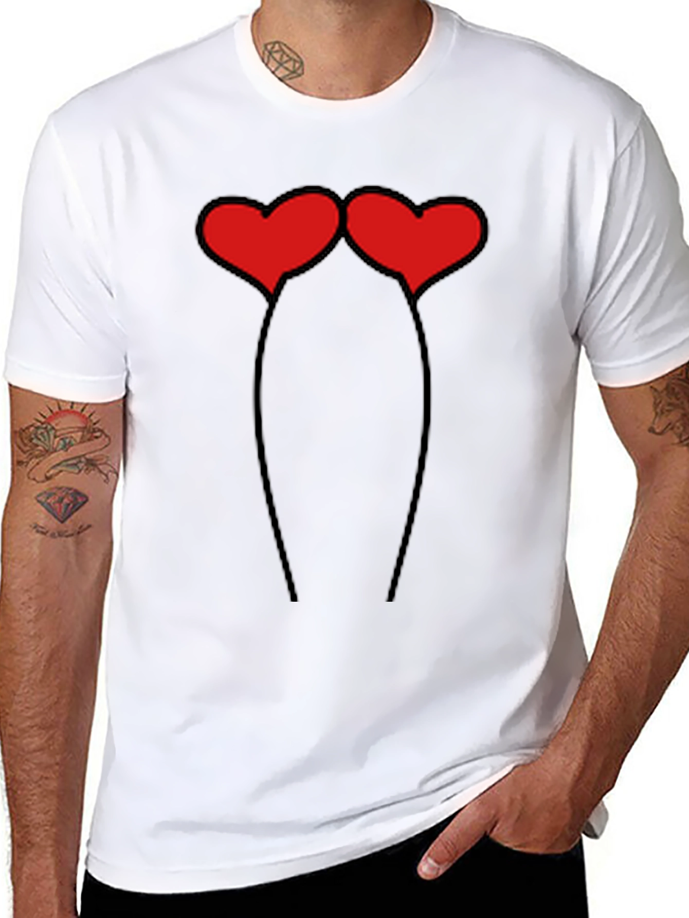 Heart Antenna T-Shirt - Love Bug