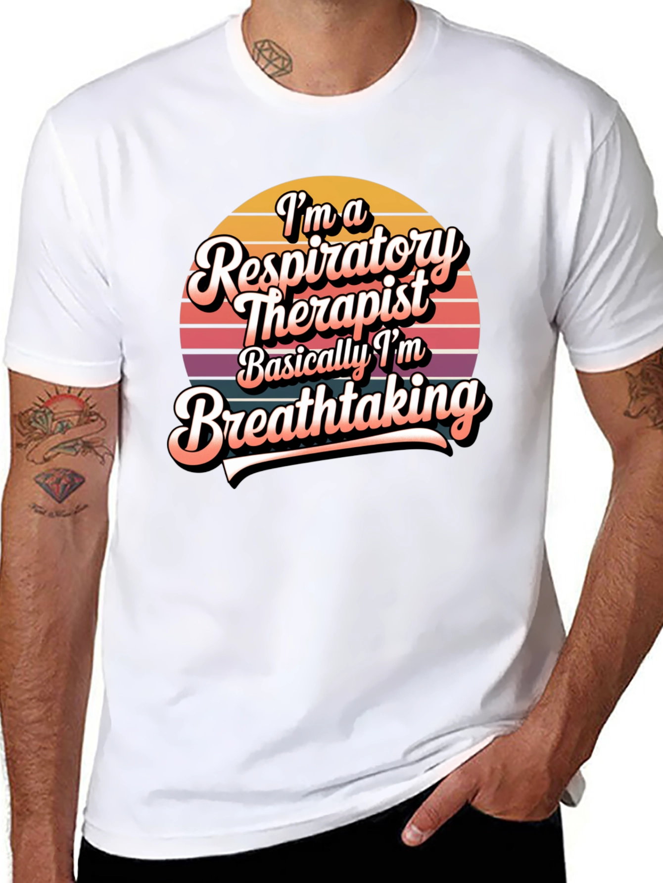 Respiratory Therapist Breathtaking Graphic Tee