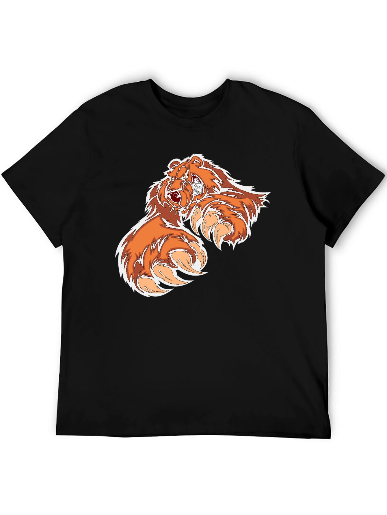 Bear Claw Graphic Tee - Black