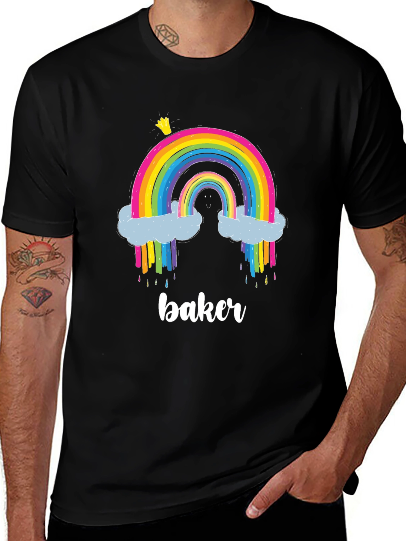 Baker Rainbow T-Shirt: Sweet & Unique