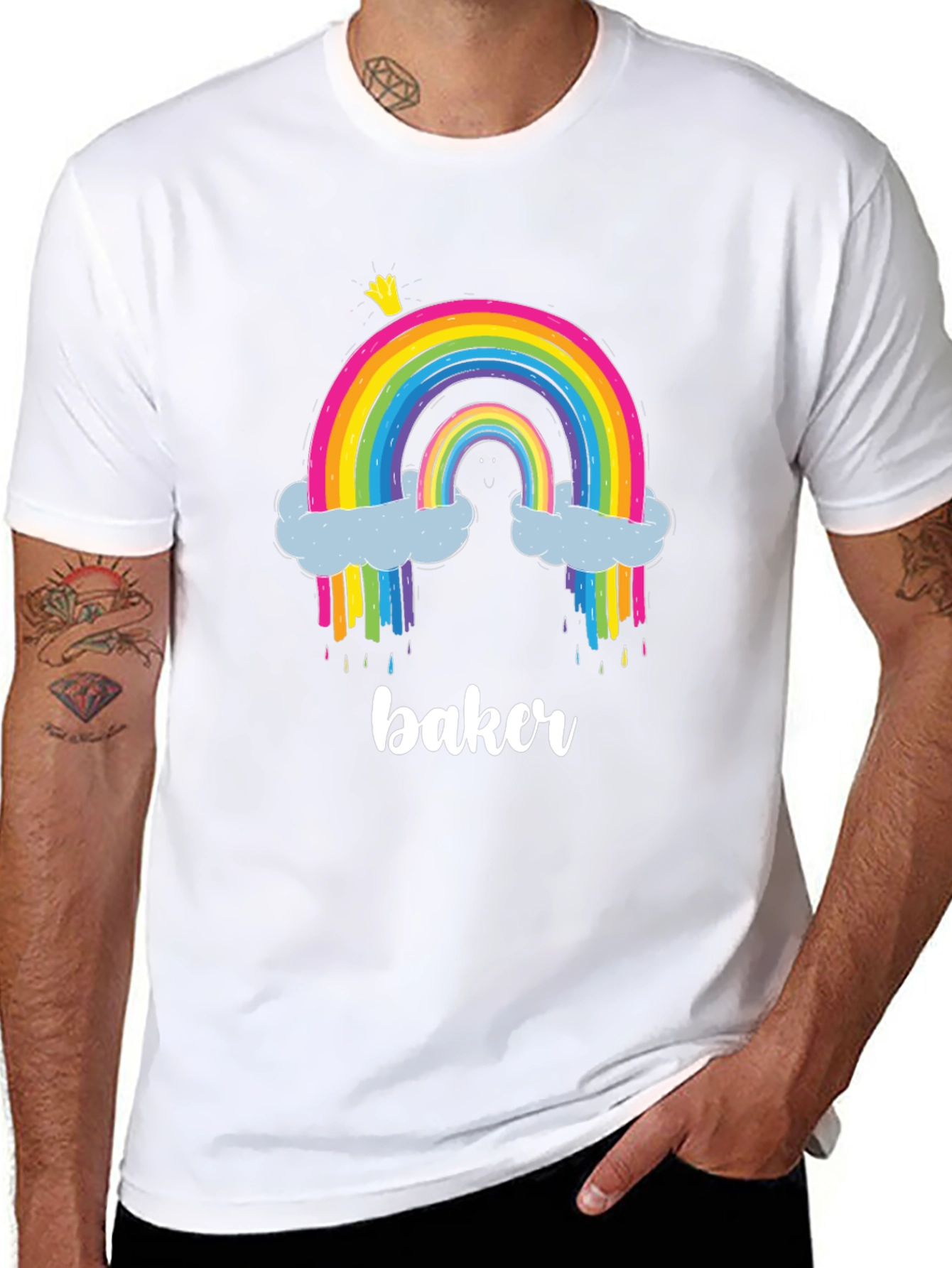 Baker Rainbow T-Shirt: Sweet & Unique