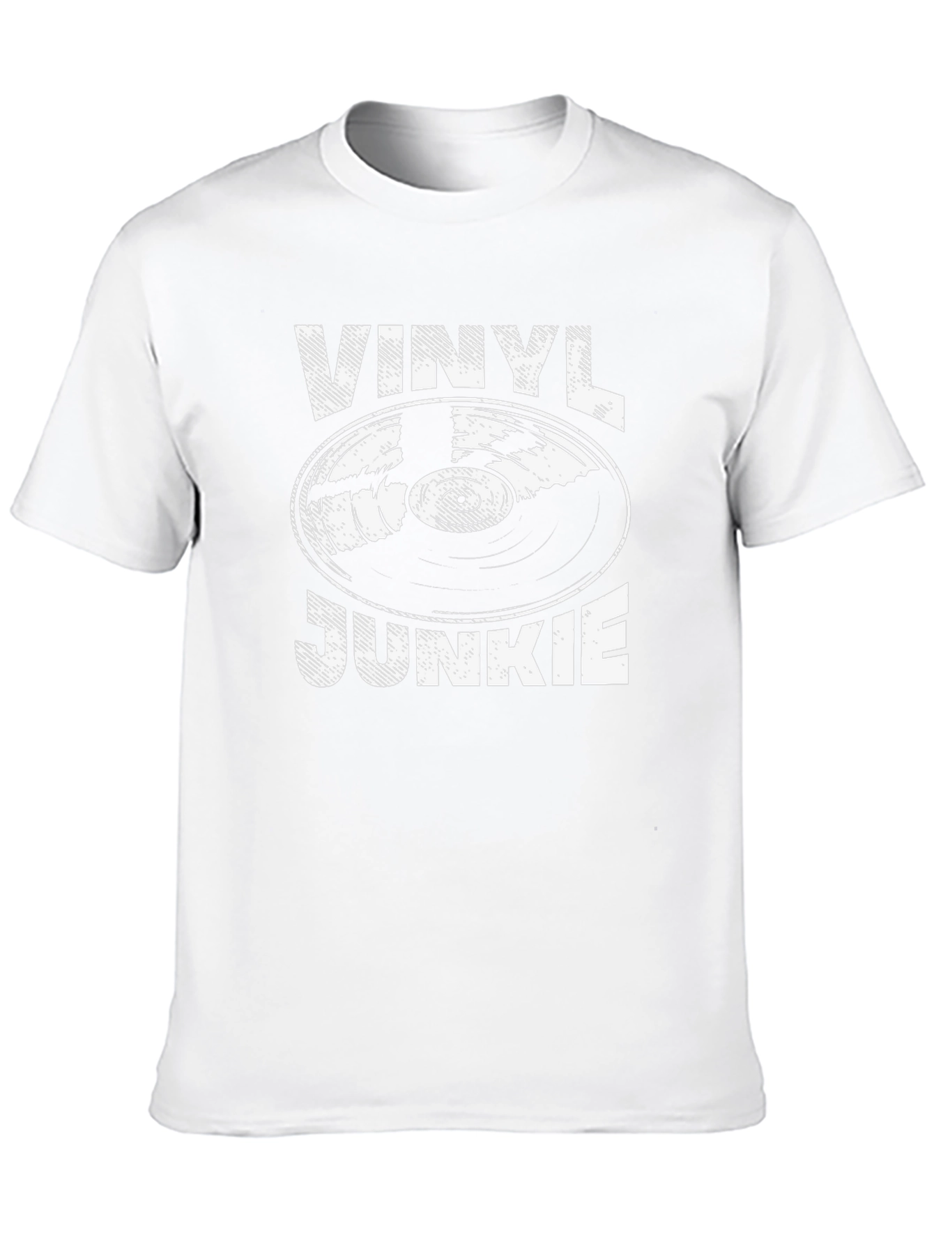 Vinyl Junkie T-Shirt - Music Lover Tee