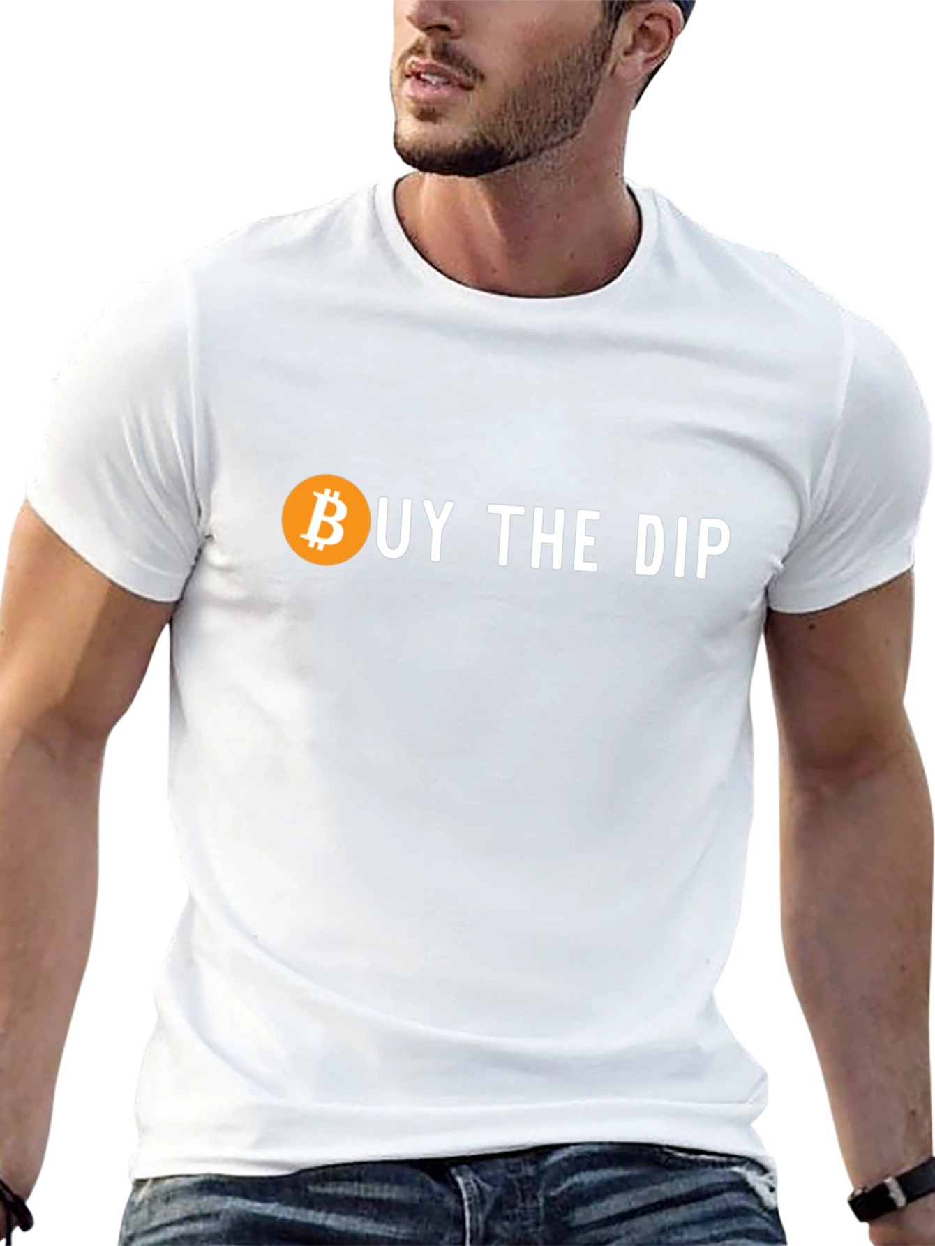 Buy The Dip Bitcoin Crypto Black T-Shirt