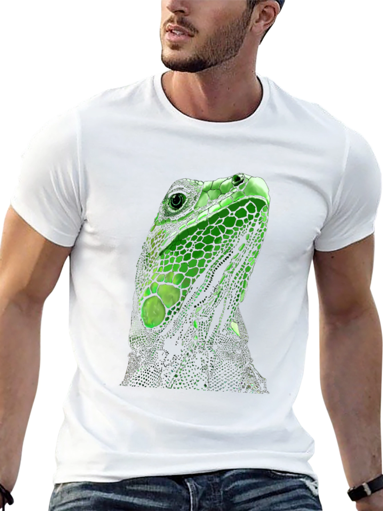 Iguana Graphic T-Shirt - Reptile Lovers Tee