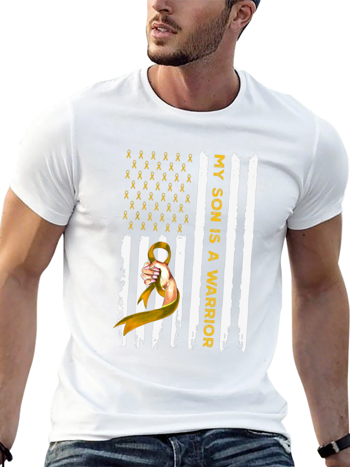 My Son Is A Warrior Awareness Ribbon T-Shirt