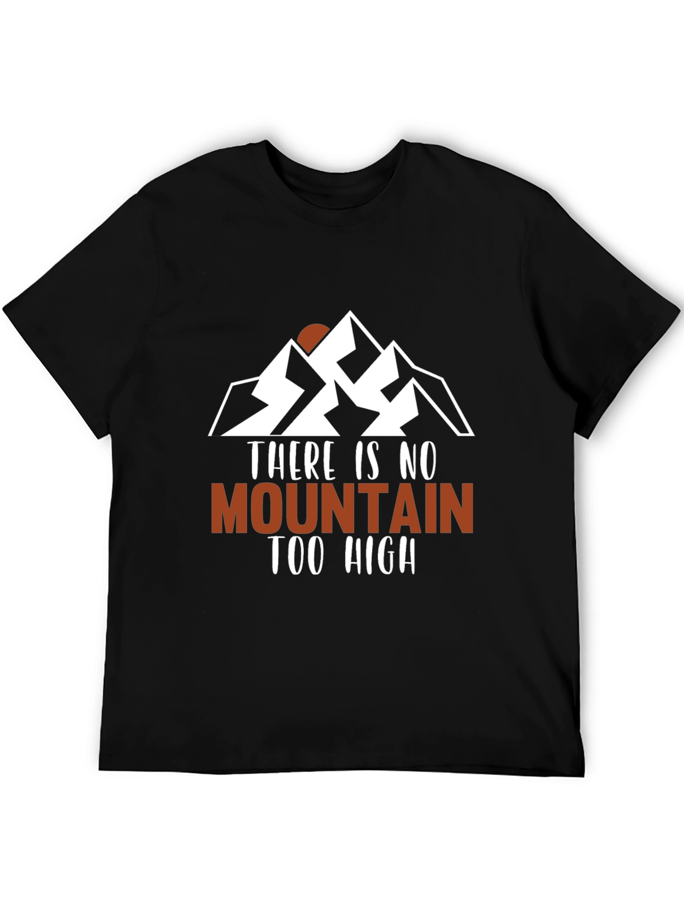 Mountain Graphic Mens Black T-Shirt