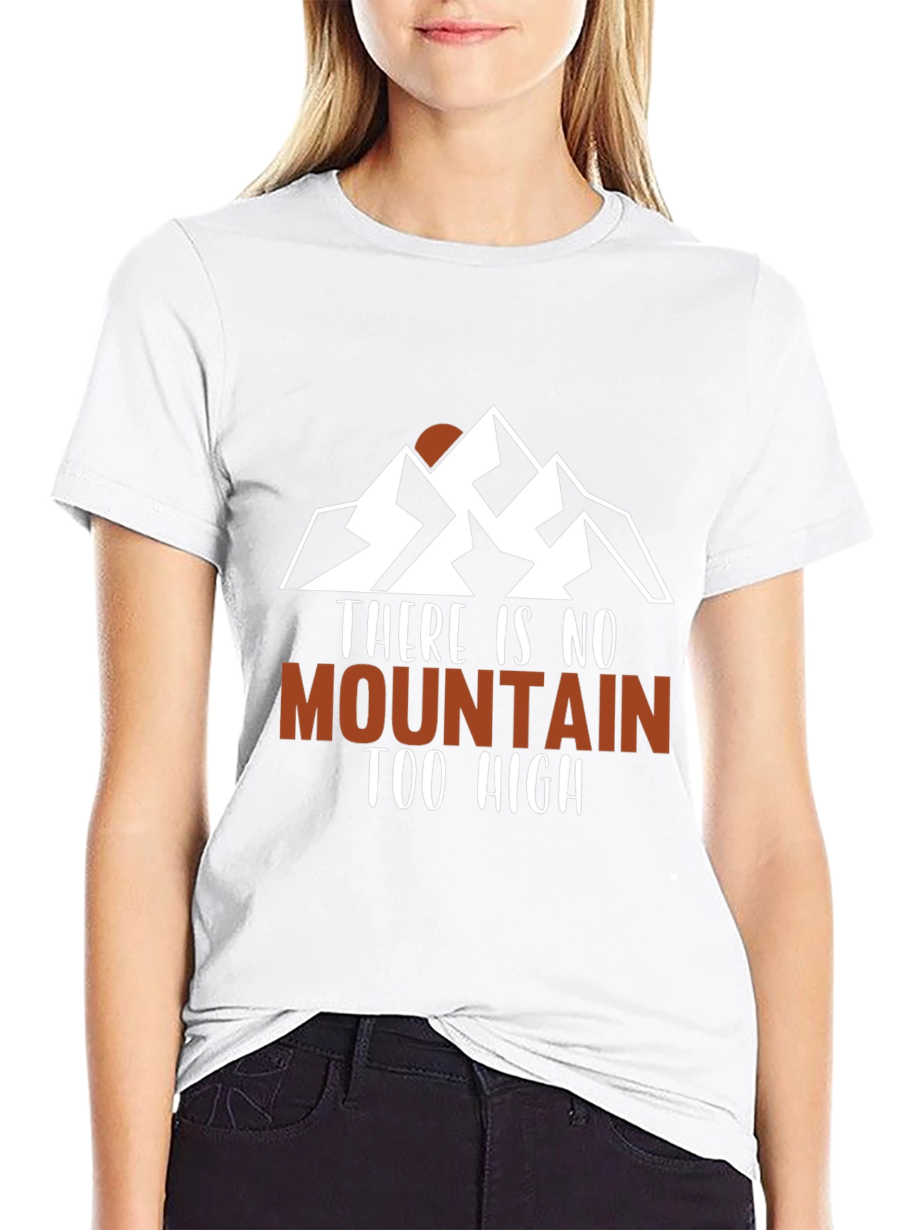 Mountain Graphic Mens Black T-Shirt