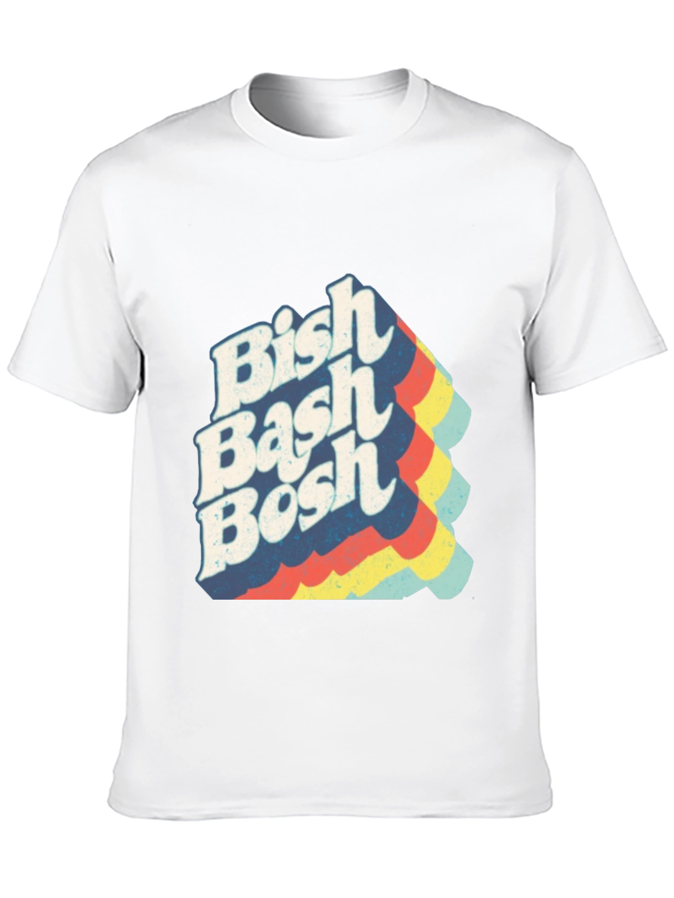 Bish Bash Bosh Retro T-Shirt - Classic Style
