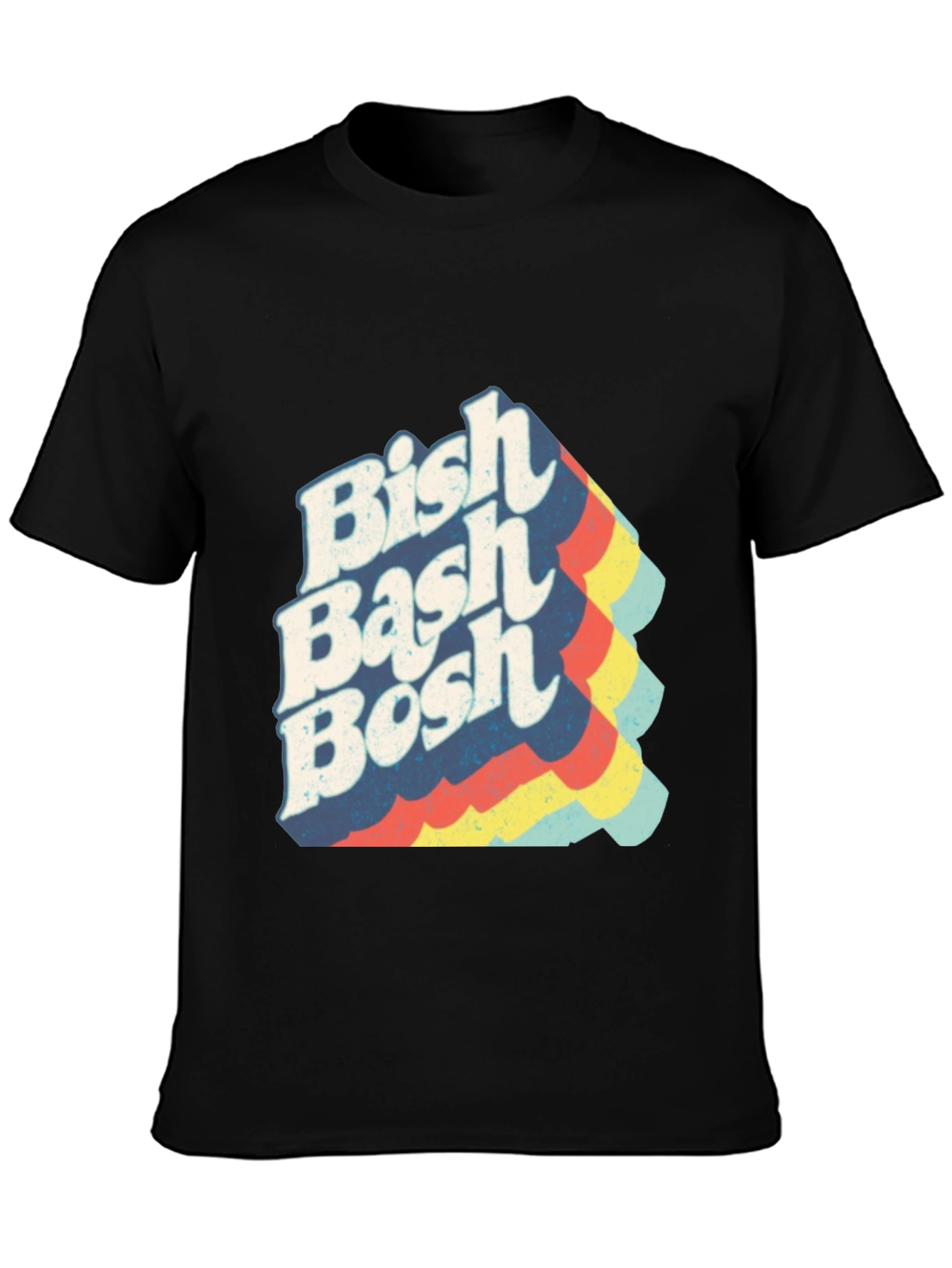 Bish Bash Bosh Retro T-Shirt - Classic Style
