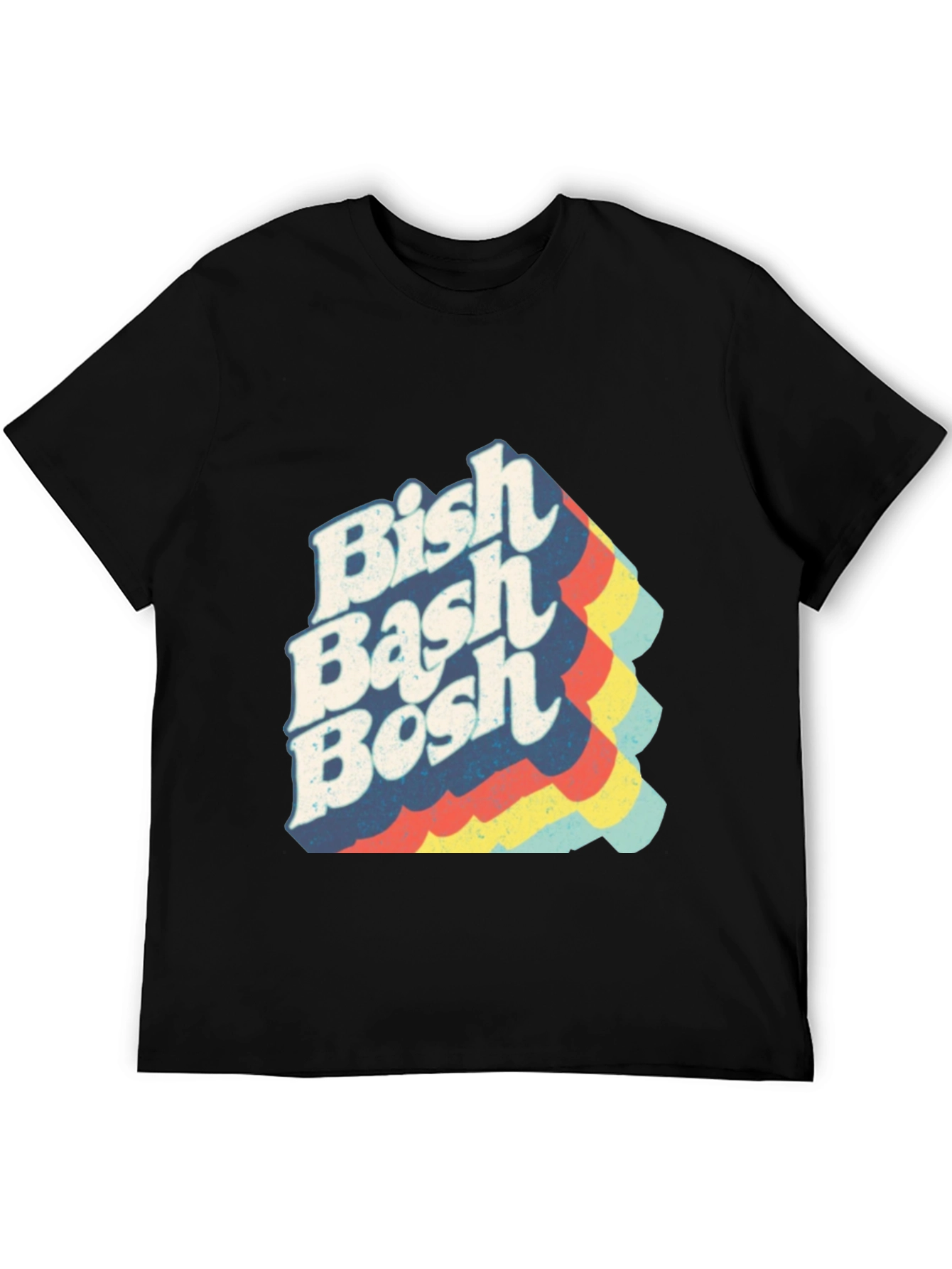 Bish Bash Bosh Retro T-Shirt - Classic Style