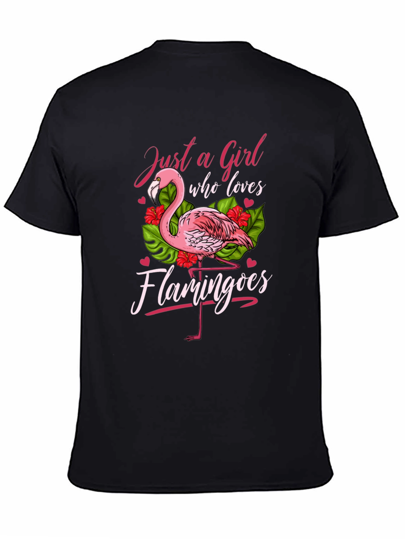 Just a Girl Who Loves Flamingos T-Shirt