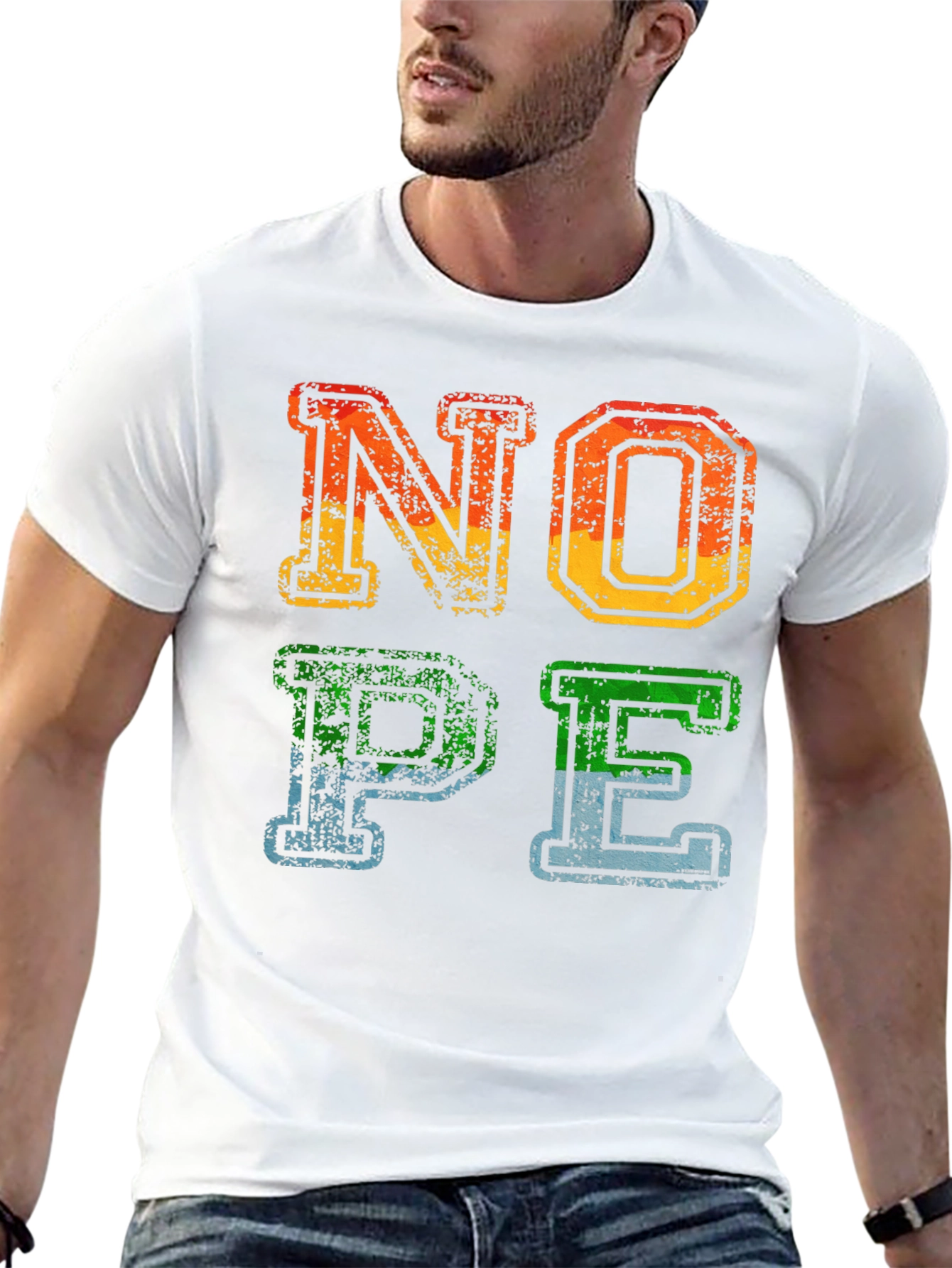Retro NOPE Graphic T-Shirt
