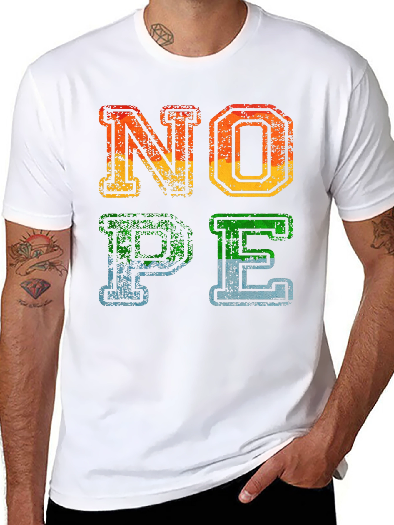 Retro NOPE Graphic T-Shirt