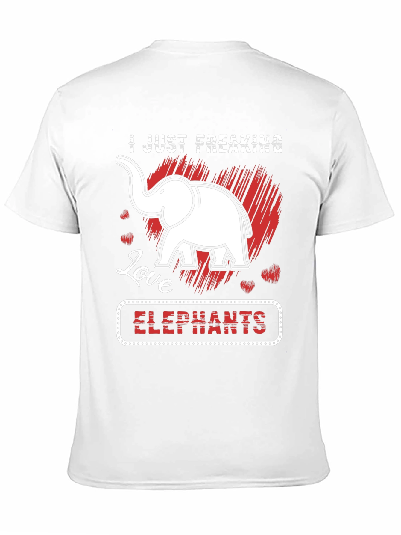 I Just Freaking Love Elephants Graphic Tee