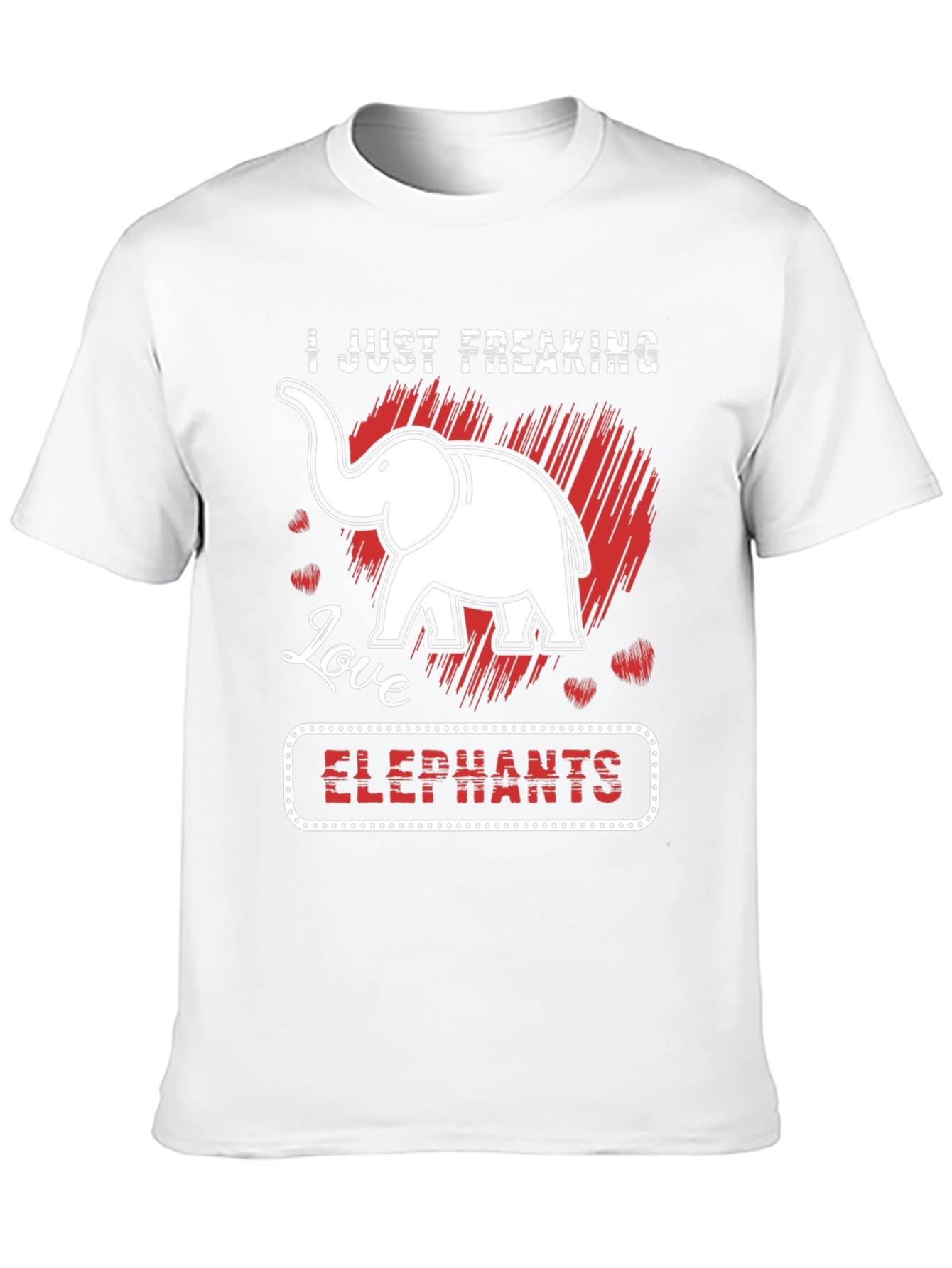 I Just Freaking Love Elephants Graphic Tee