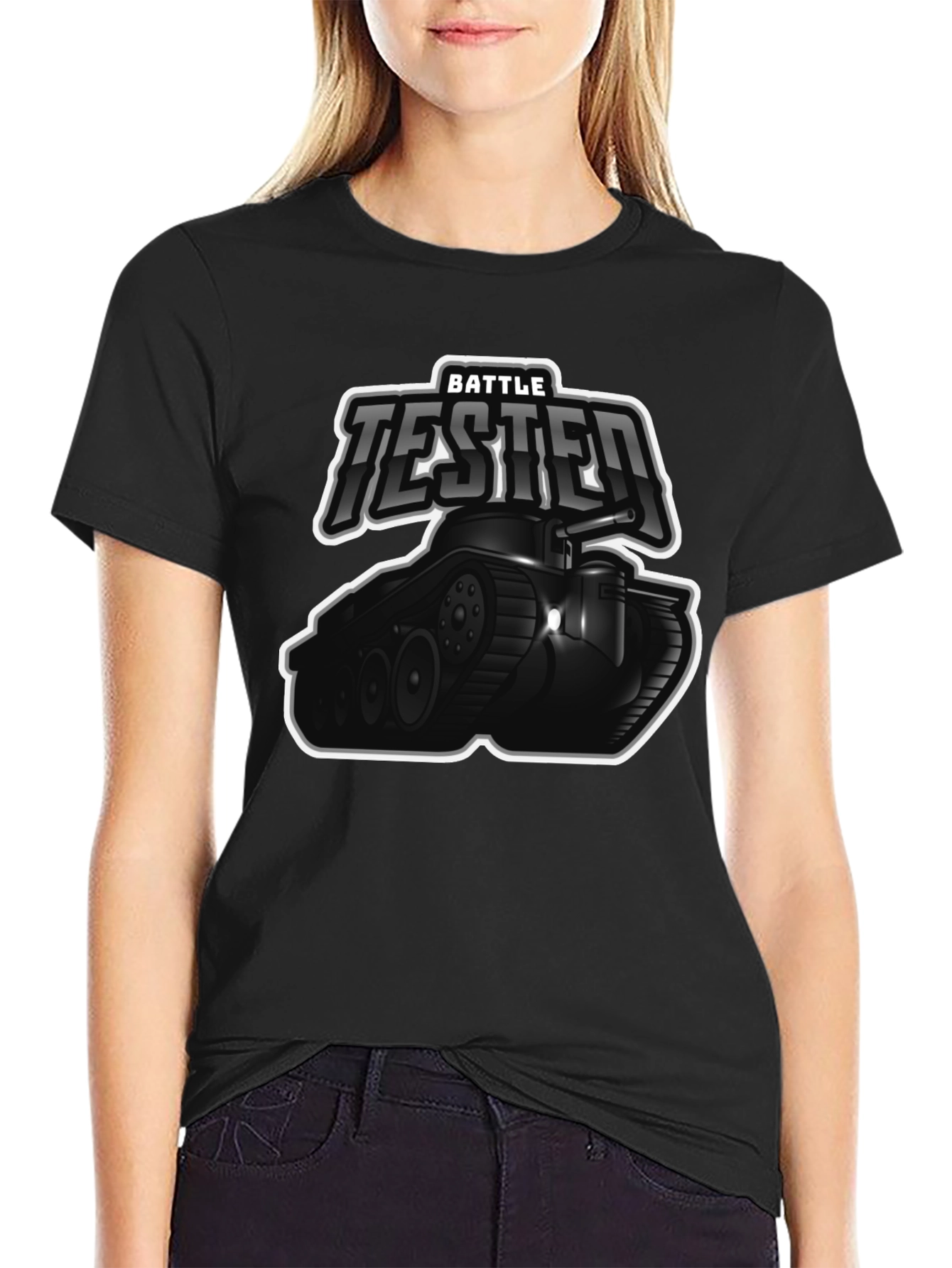 Battle Tested Tank Graphic T-Shirt
